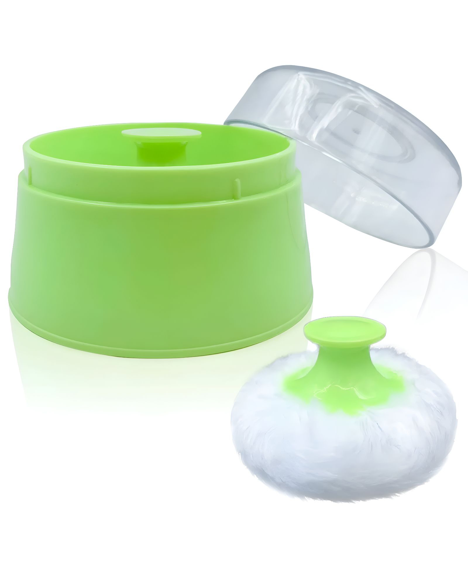 COZY VIBES New Born Baby Soft Cosmetic Powder Soft Puff Storage Powder Box For Baby- PACK OF 1- COLOR MAY VARY-image-10