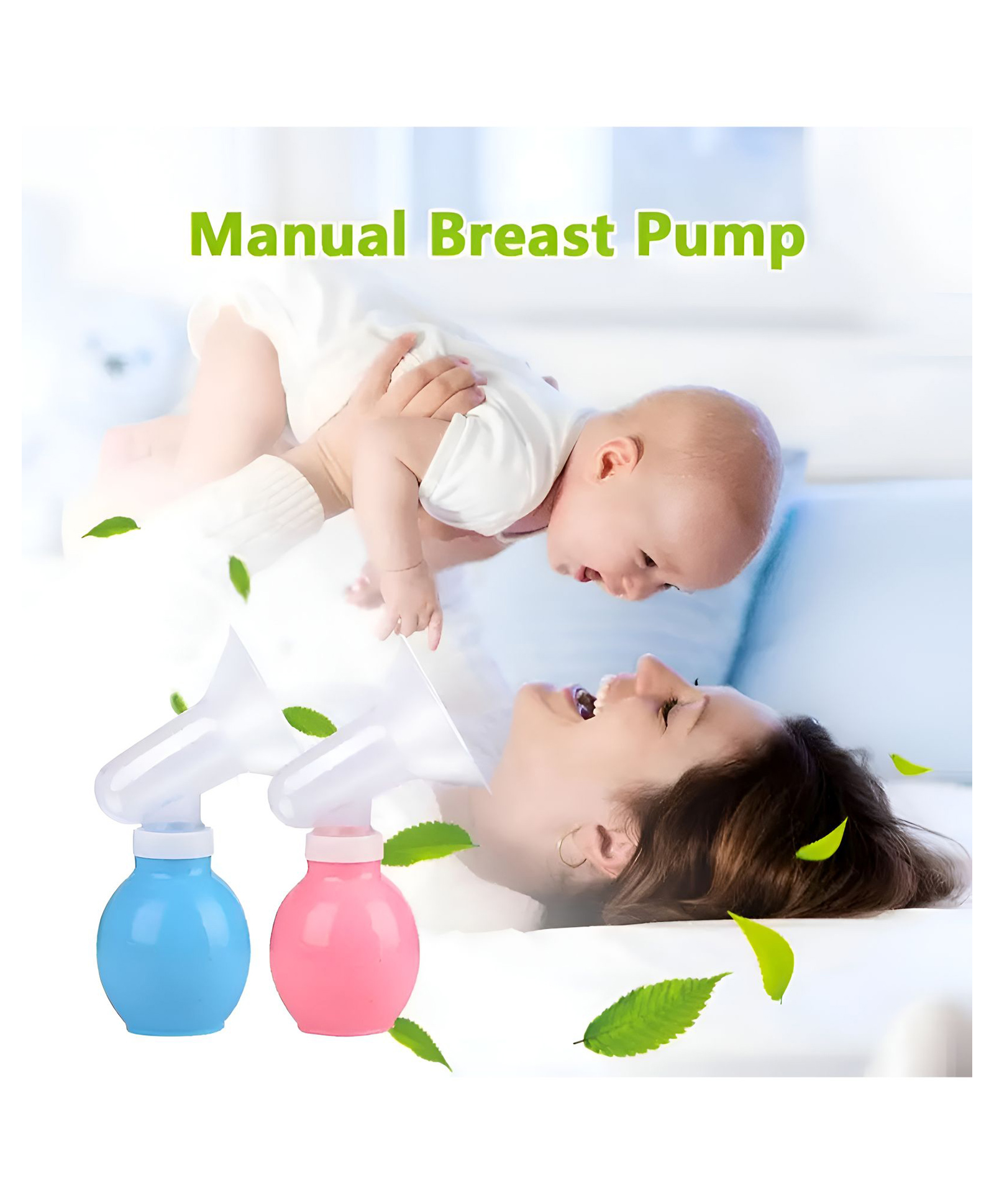COZY VIBES Breast Pump BPA-Free Simple & Strong Silicone Pump for Breastfeeding Food Grade Milk Suction Pump - PACK OF 1 - COLOR MAY VARY-image-38