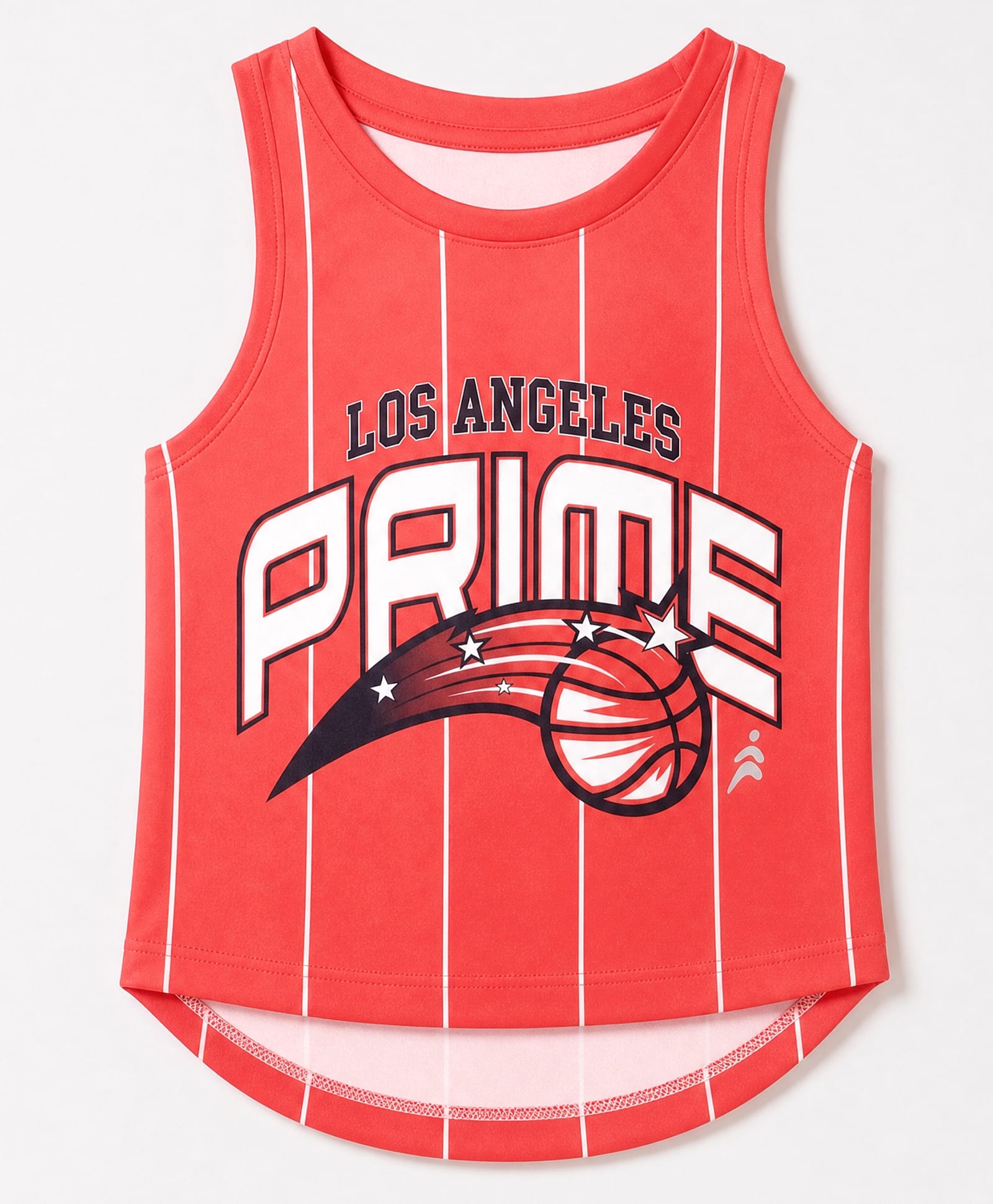 Pine Active Knit Sleeveless T-Shirt With Text Print - Red-picture-10