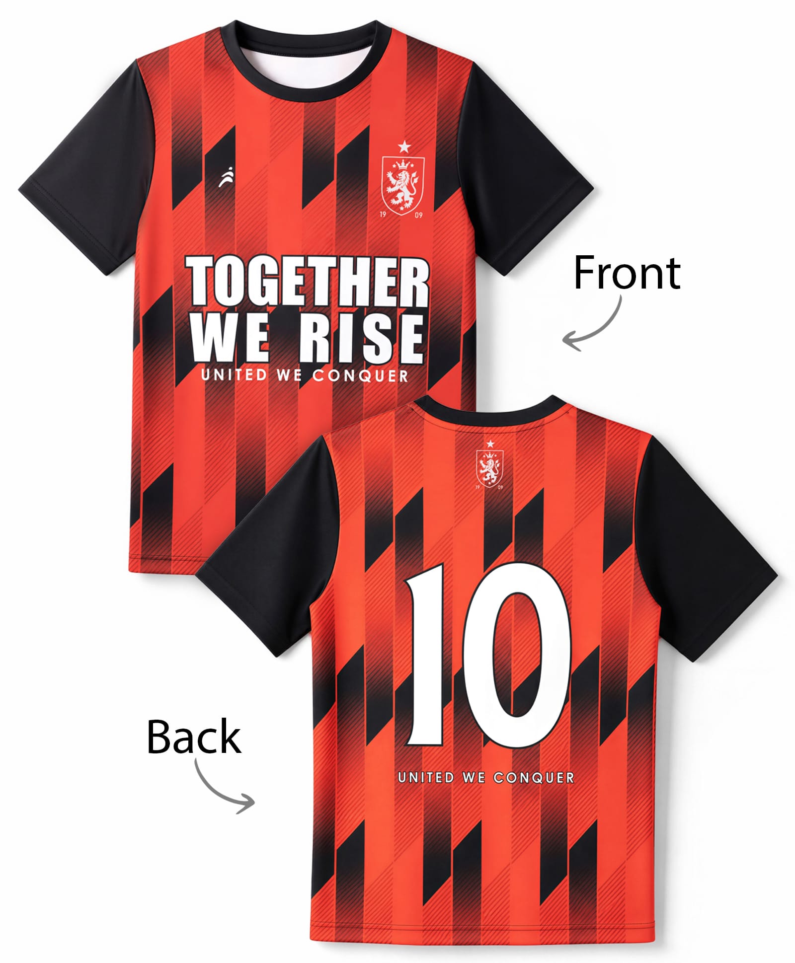 Pine Active Knit Half Sleeves Text Printed T-Shirt - Red-picture-27