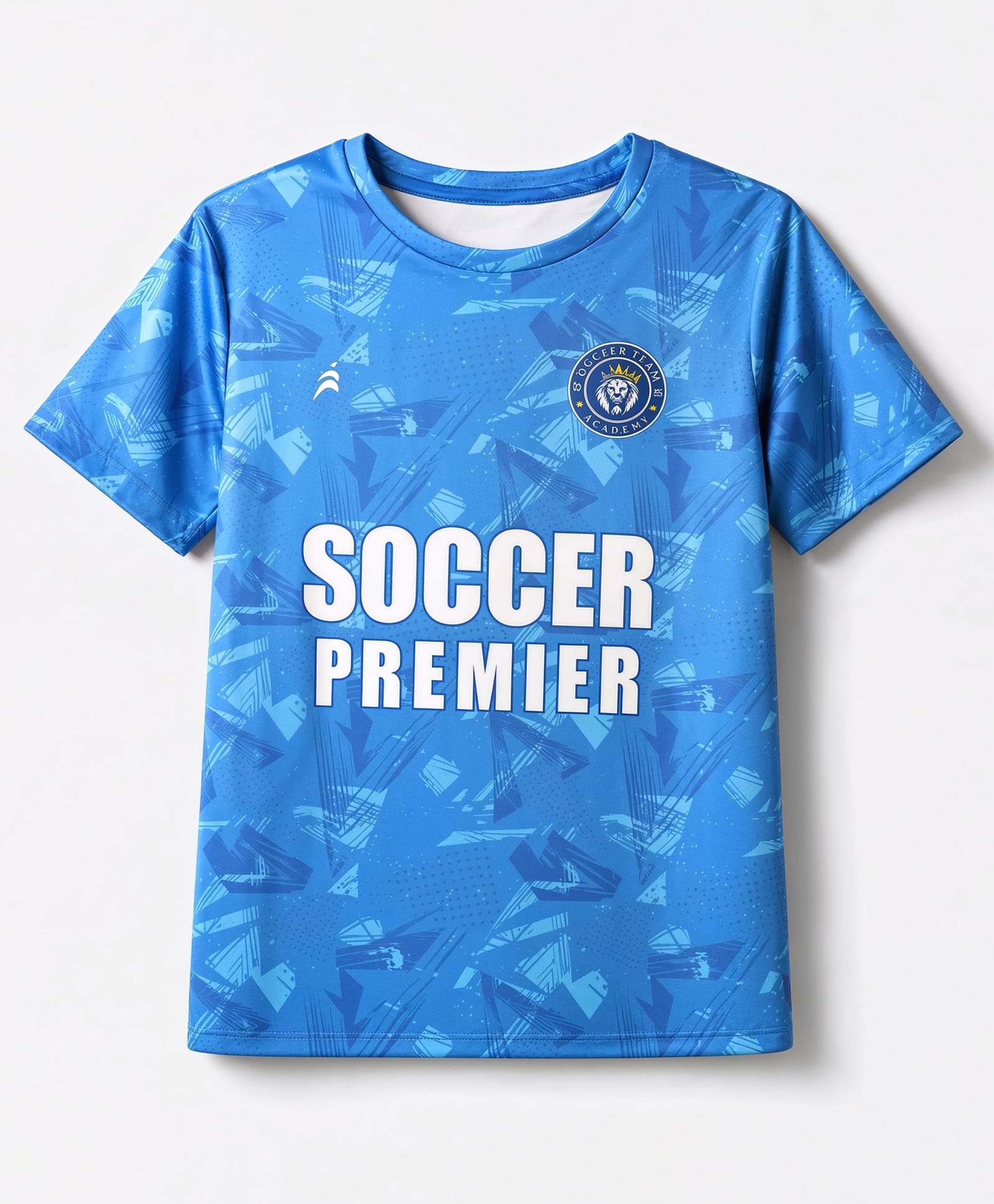 Pine Active Knit Half Sleeves T-Shirt With Text Print - Blue-picture-11