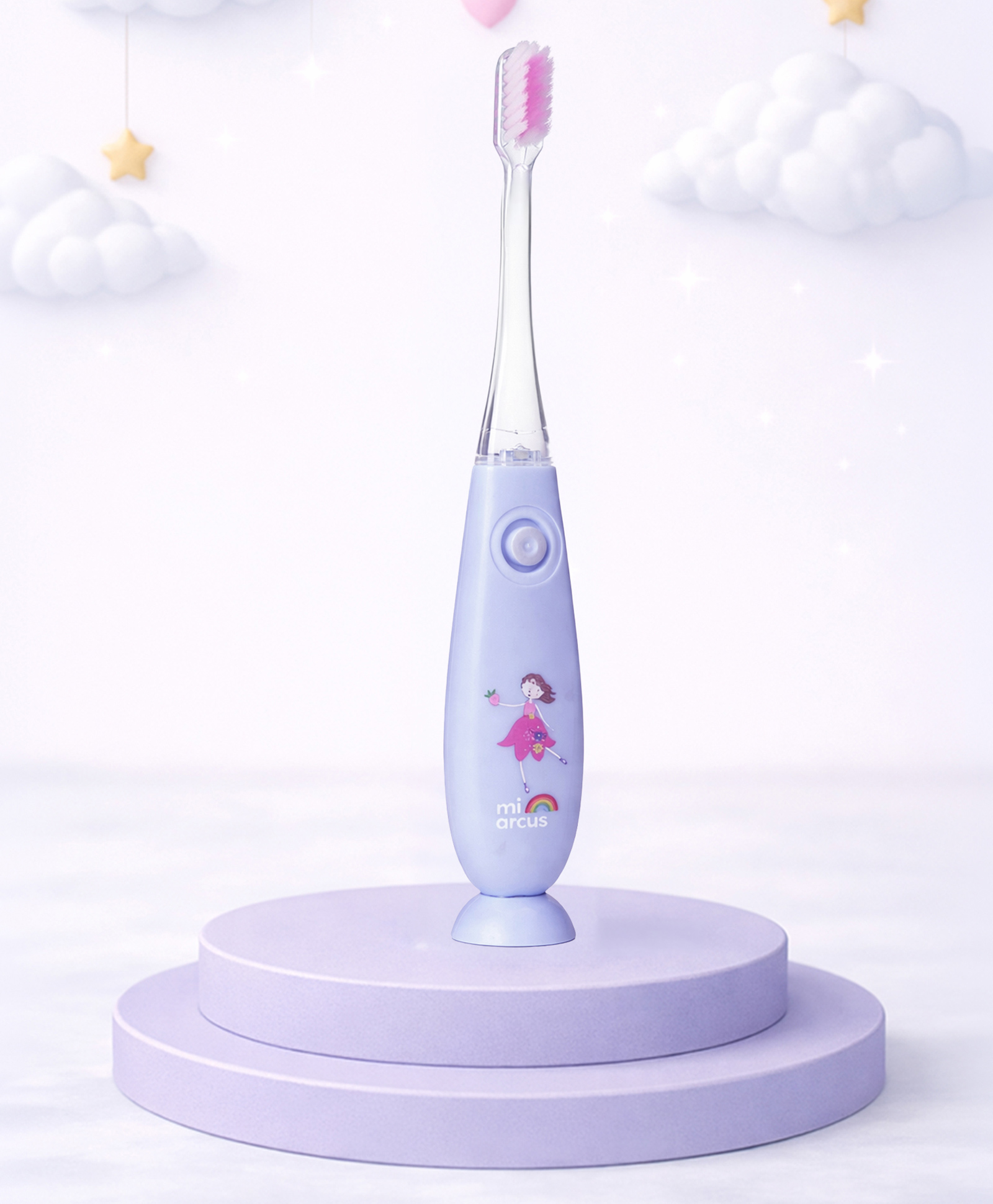 Mi Arcus 2-Minute Flashing Timer Toothbrush for Kids Extra Soft Bristles Blue 1-3 Years-image-39