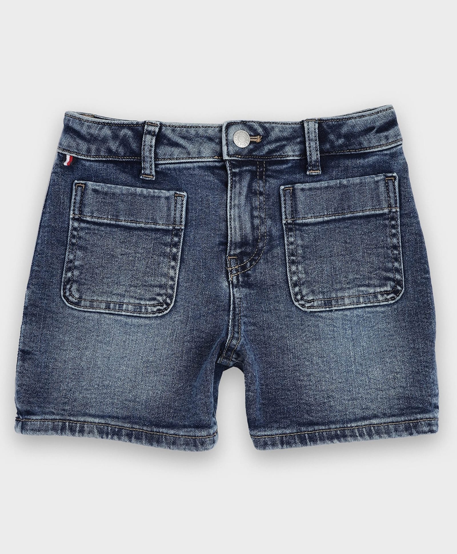 Tommy Hilfiger Cotton Woven Mid Thigh Solid Shorts - Blue-picture-36