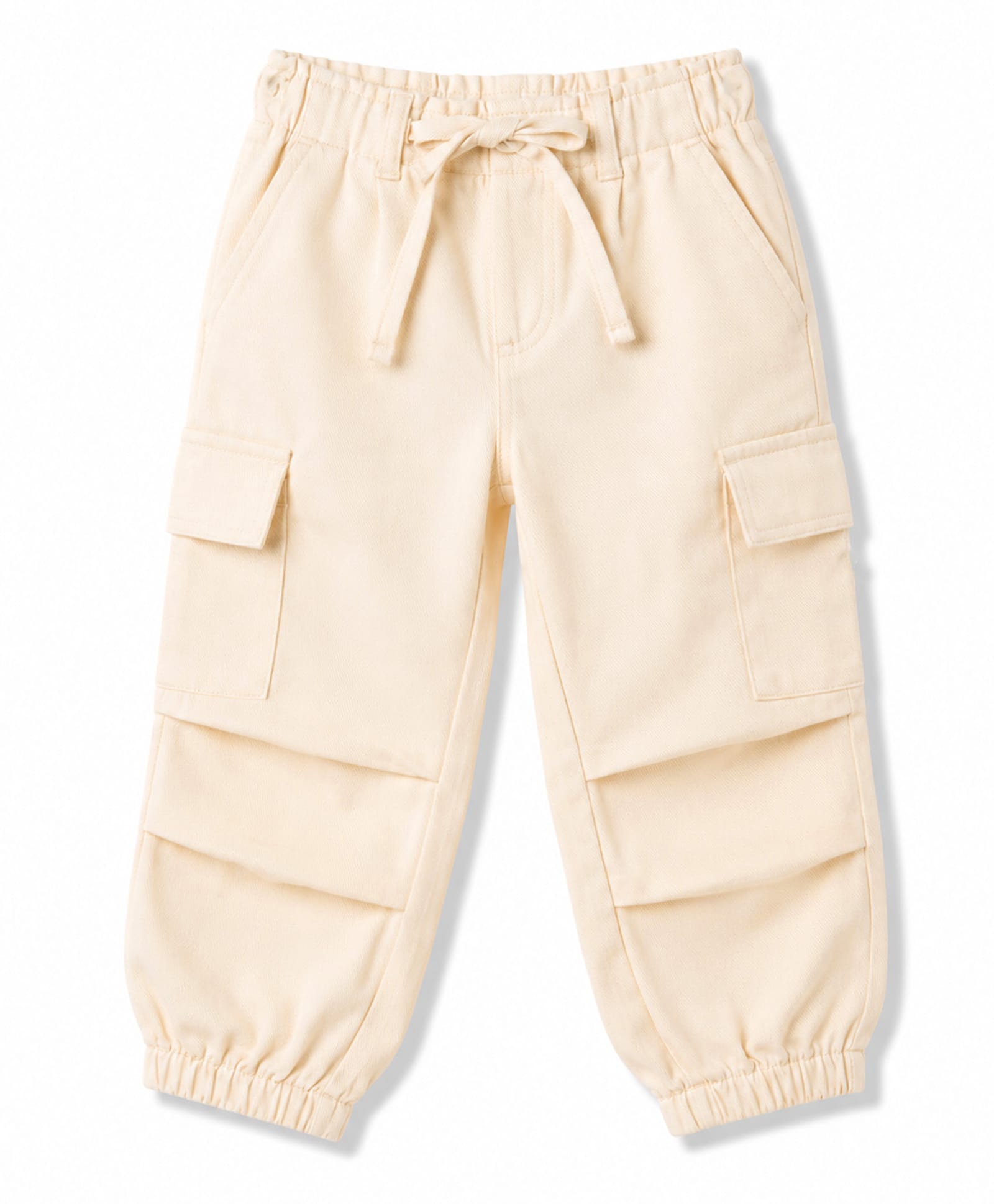 UCB Cotton Woven Full Length Solid Utility Cargo Trouser - Beige-picture-20