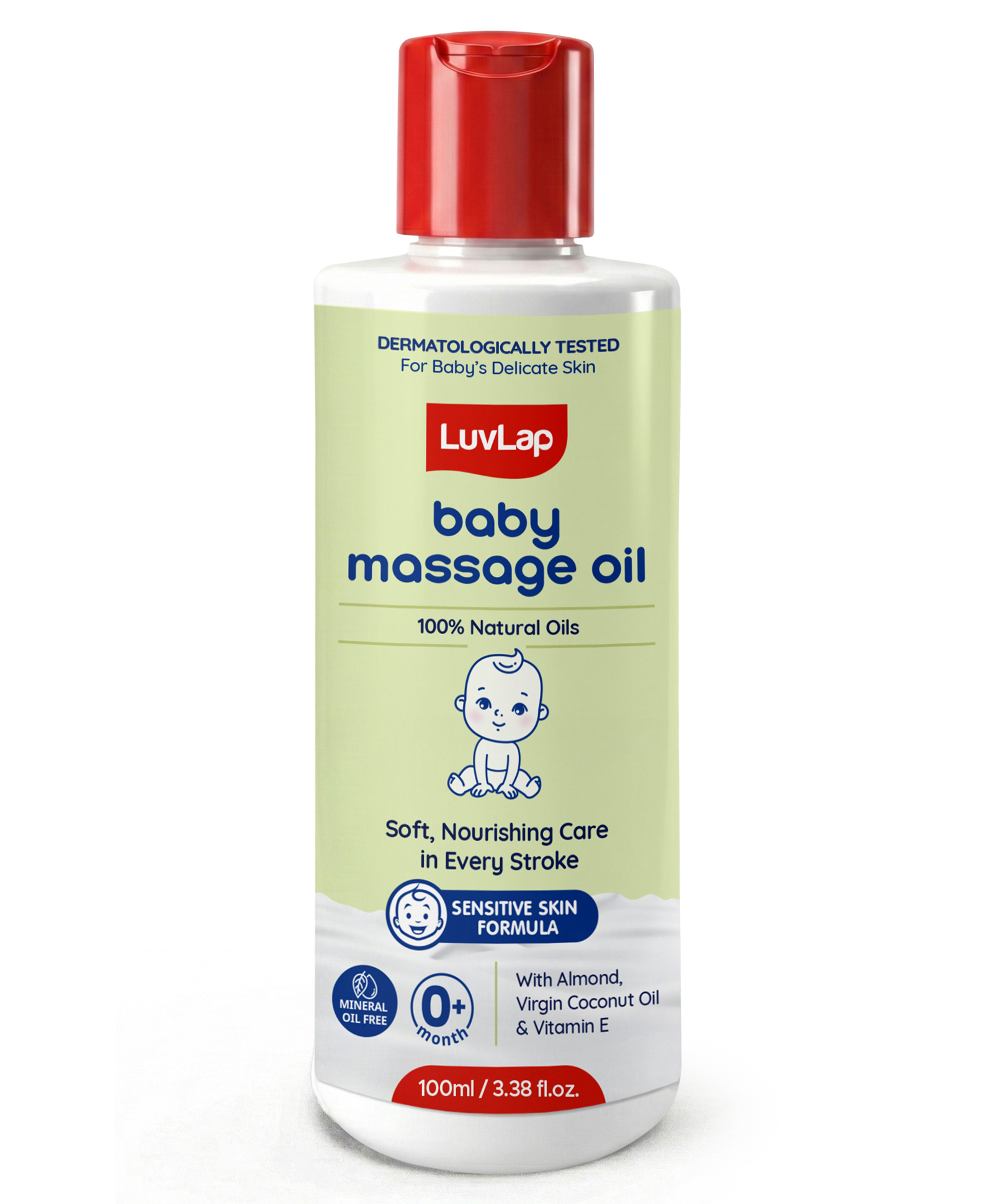 LuvLap Nourishing Baby Massage Oil WIth Almond, Coconut & Vitamin E - 100 ml-picture-14