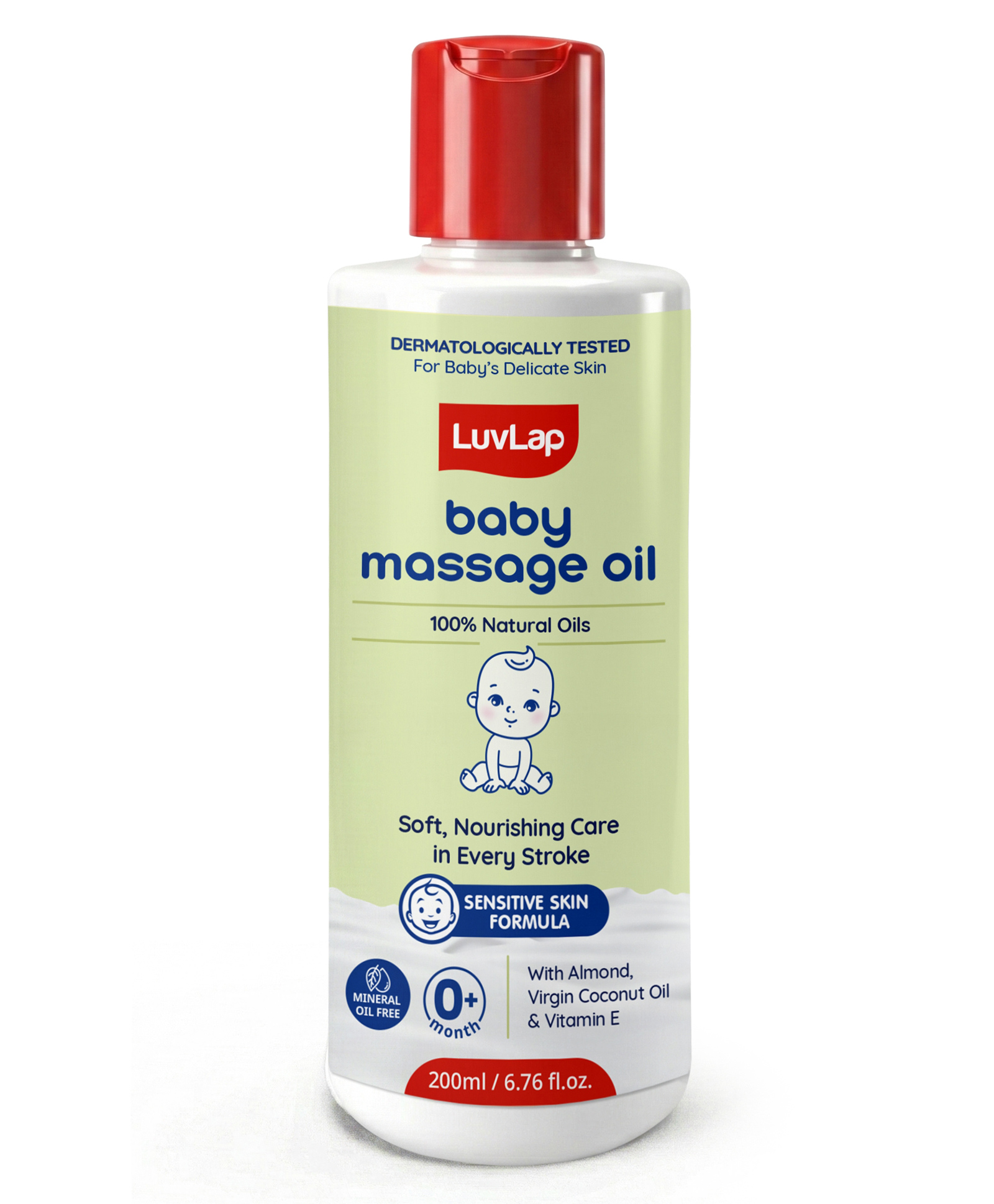 LuvLap Nourishing Baby Massage Oil WIth Almond, Coconut & Vitamin E - 200 ml-picture-13