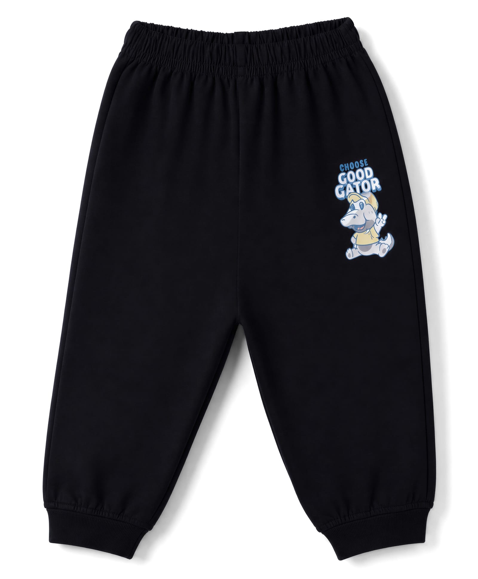 Tango Single Jersey Knit Full Length Animals Printed Lounge Pant -Black-image-39