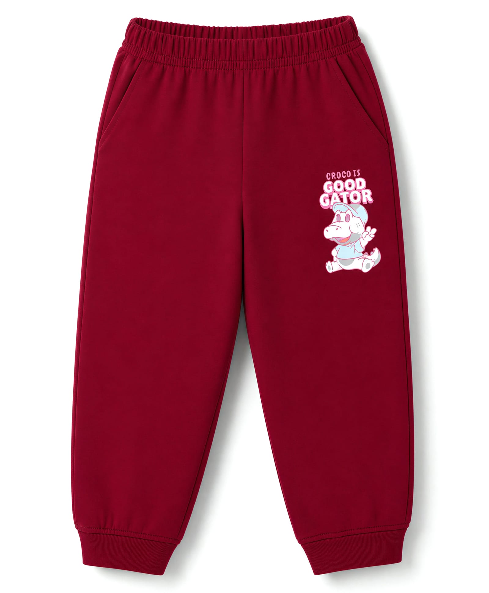 Tango Single Jersey Knit Full Length Animals Printed Lounge Pant -Red-picture-49