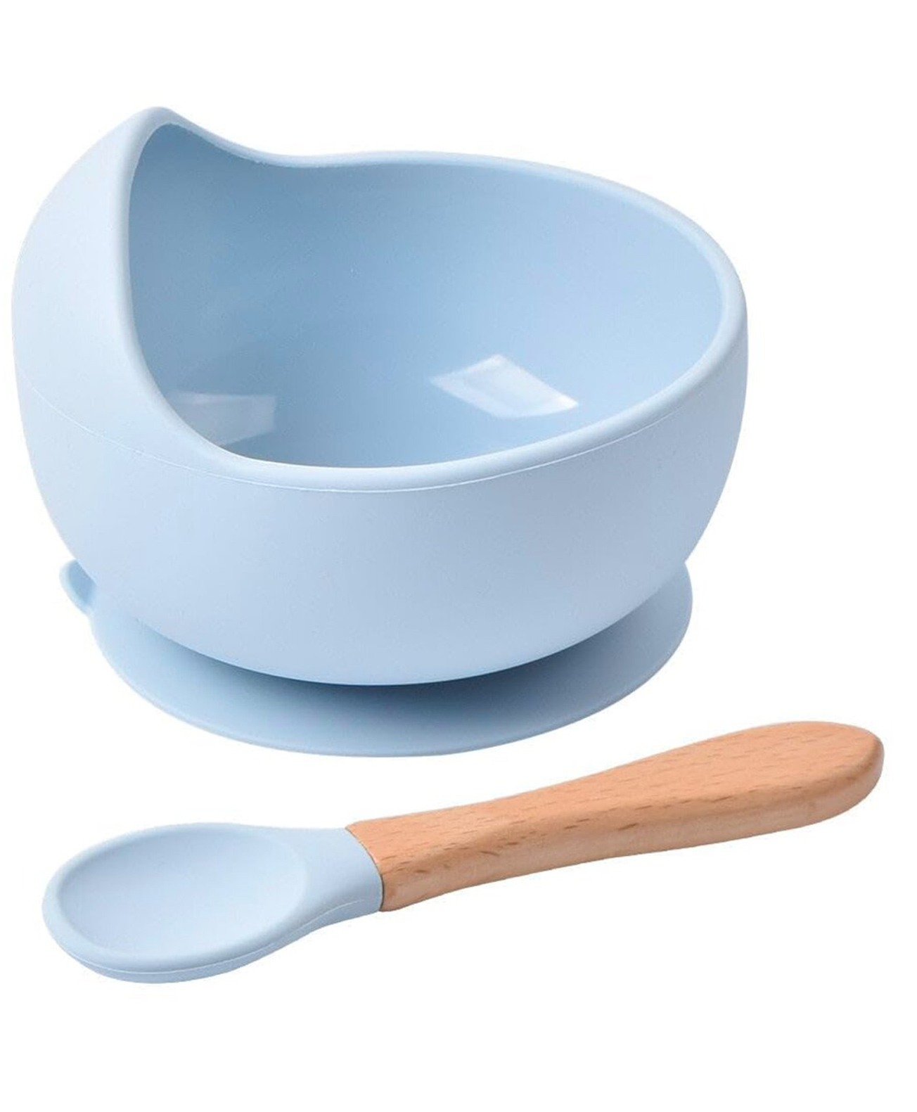 Tutots Silicone Unbreakable Baby Bowl & Handle Spoon - Suction Design, Non-Slip, BPA Free, Dishwasher & Microwave Safe-image-45