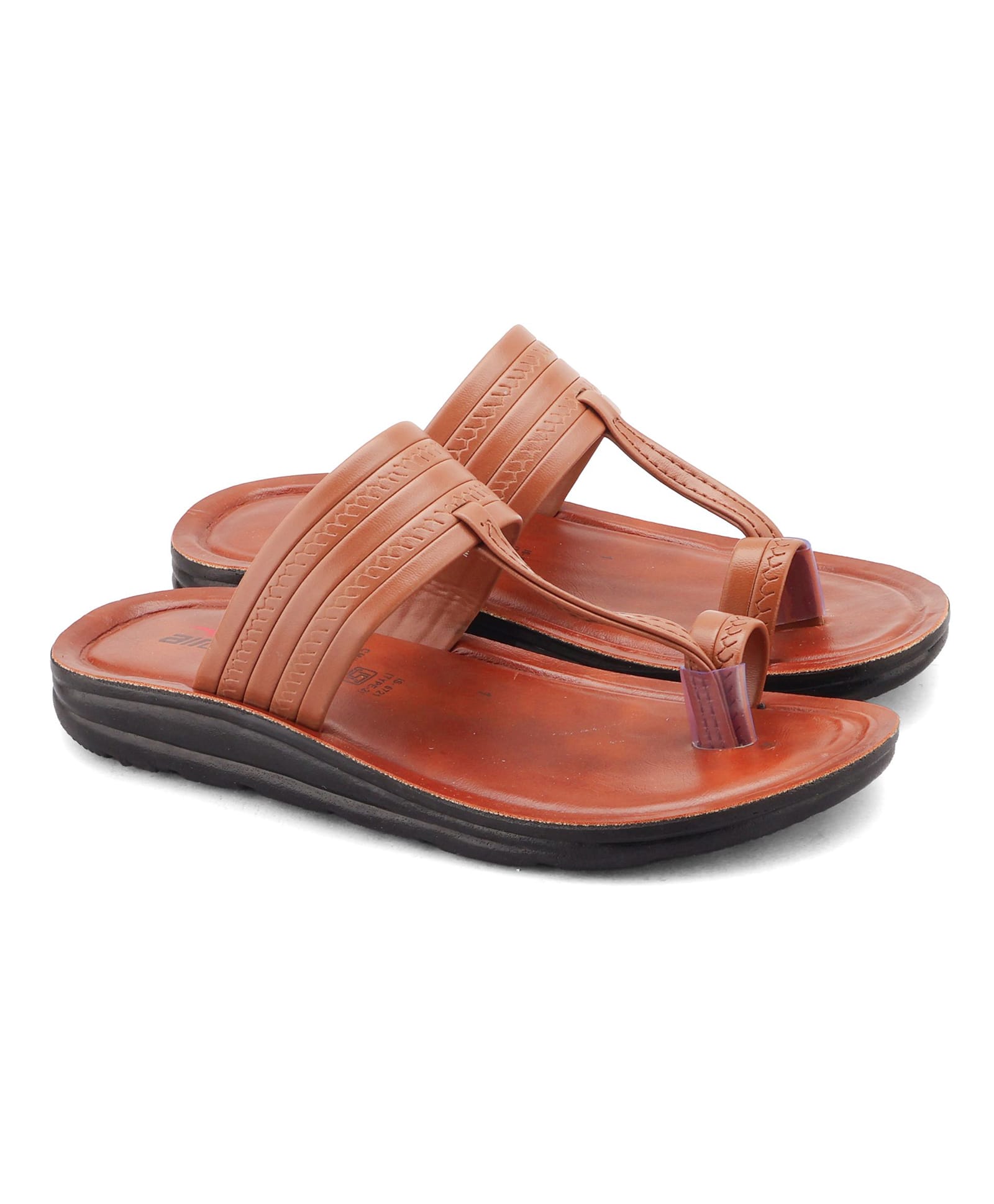 asian Solid Flip Flops - Tan-picture-13