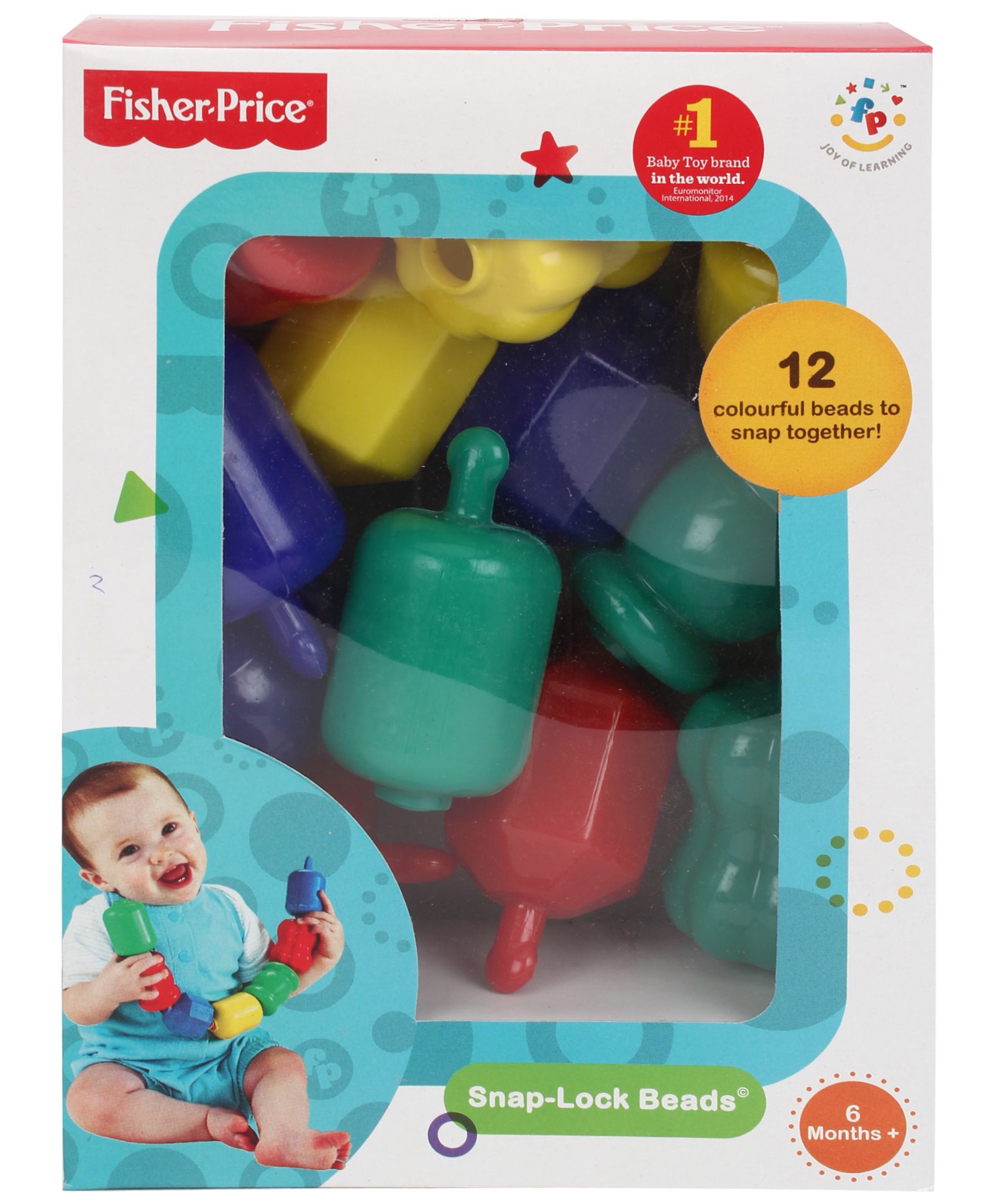 Fisher Price Brilliant Basics Snap Lock Bead Shapes Multicolour Online