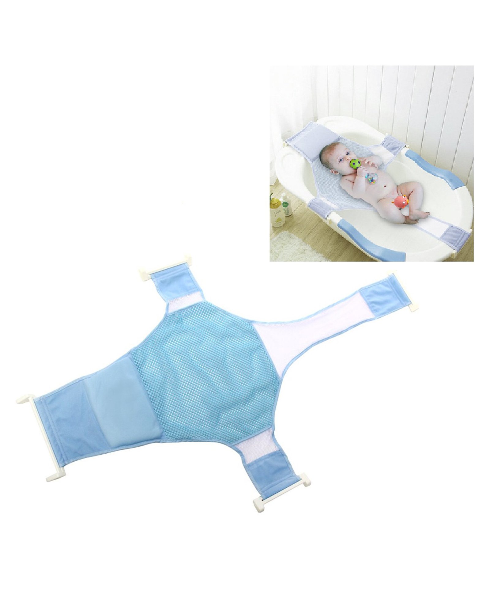 Syga Bathtub Hammock Sling - Blue