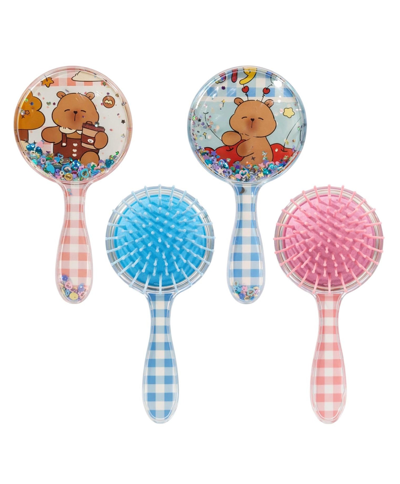 FunBlast Capybara Theme Print Hair Comb for Girls & Women Pack of 2 (Multicolor)-image-7