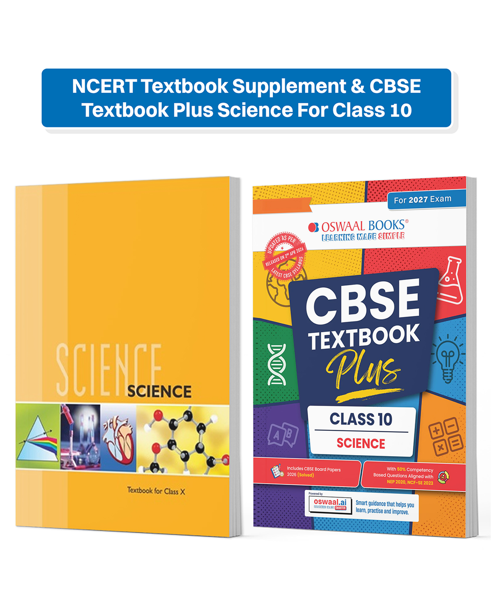 Oswaal Books NCERT Textbook Supplement & CBSE Textbook Plus Science For Class 10 | Competency Focused Questions | Concept Clarity, Mind Maps | Set Of 2 (For 2027 Exam)-image-27