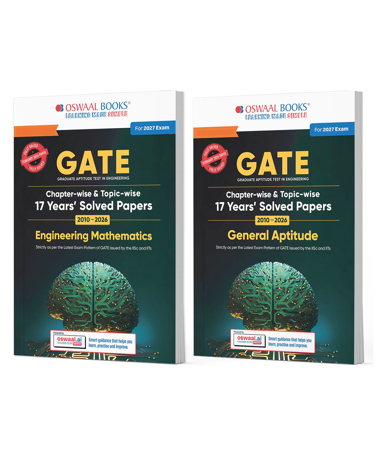 OSWAAL BOOKS GATE General Aptitude & Engineering Maths ( Set of 2) 17 Years' Solved Papers (2010 to 2026) for 2027 Exam | Chapter-wise & Topic-wise | For All Streams: Electronics, CS, IT and Others-image-49