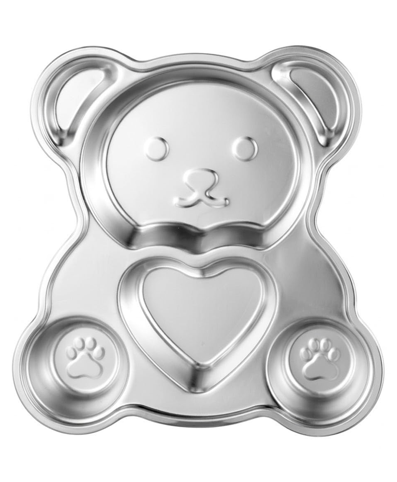 Happy Hues Bear Shaped Premium 304 Stainless Steel-Compartment Divided Meal Plate for Kids Unbreakable, Rust-Resistant & Fun Cartoon Design for Hassle-Free, Healthy Eating-image-44