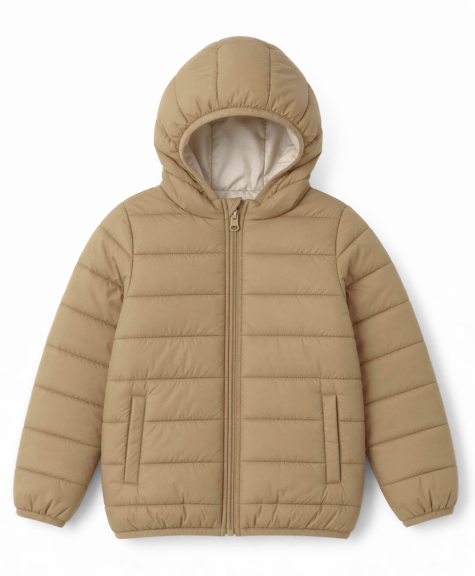 Babyhug Woven Reversible Hooded Jackets with Full Sleeves - Olive Green-image-27