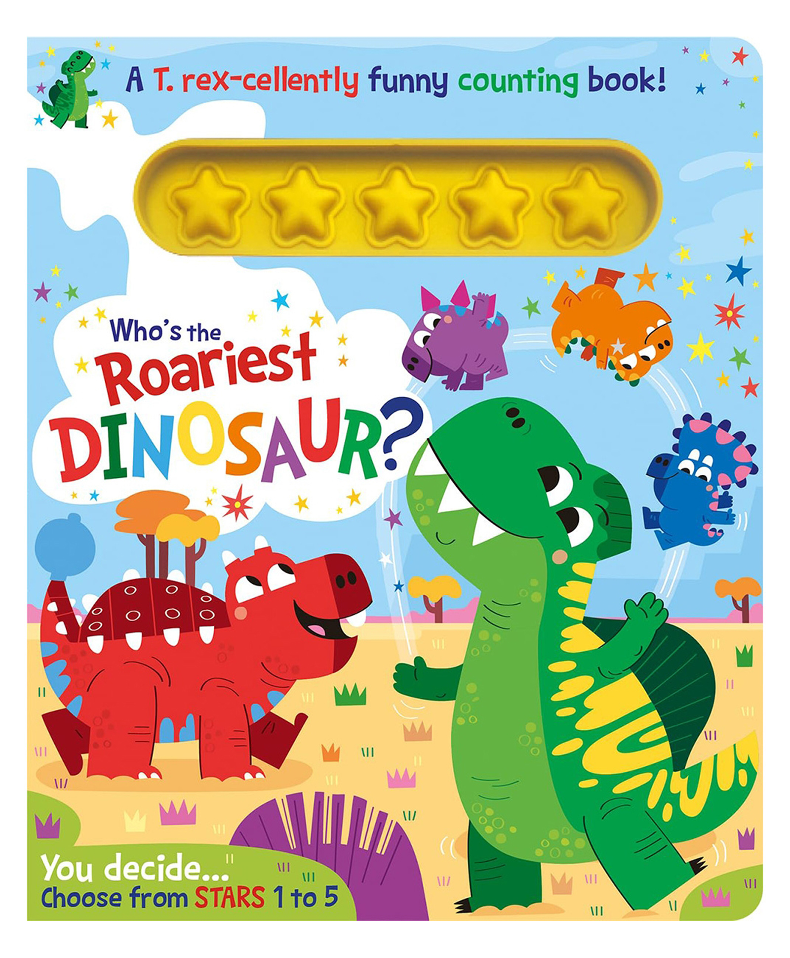 wilco international Push Pop Bubble Book Who's the Roariest Dinosaur Interactive Dinosaur Sensory Popping Story Book for Kids, Ages-3 To 6 Years-picture-21