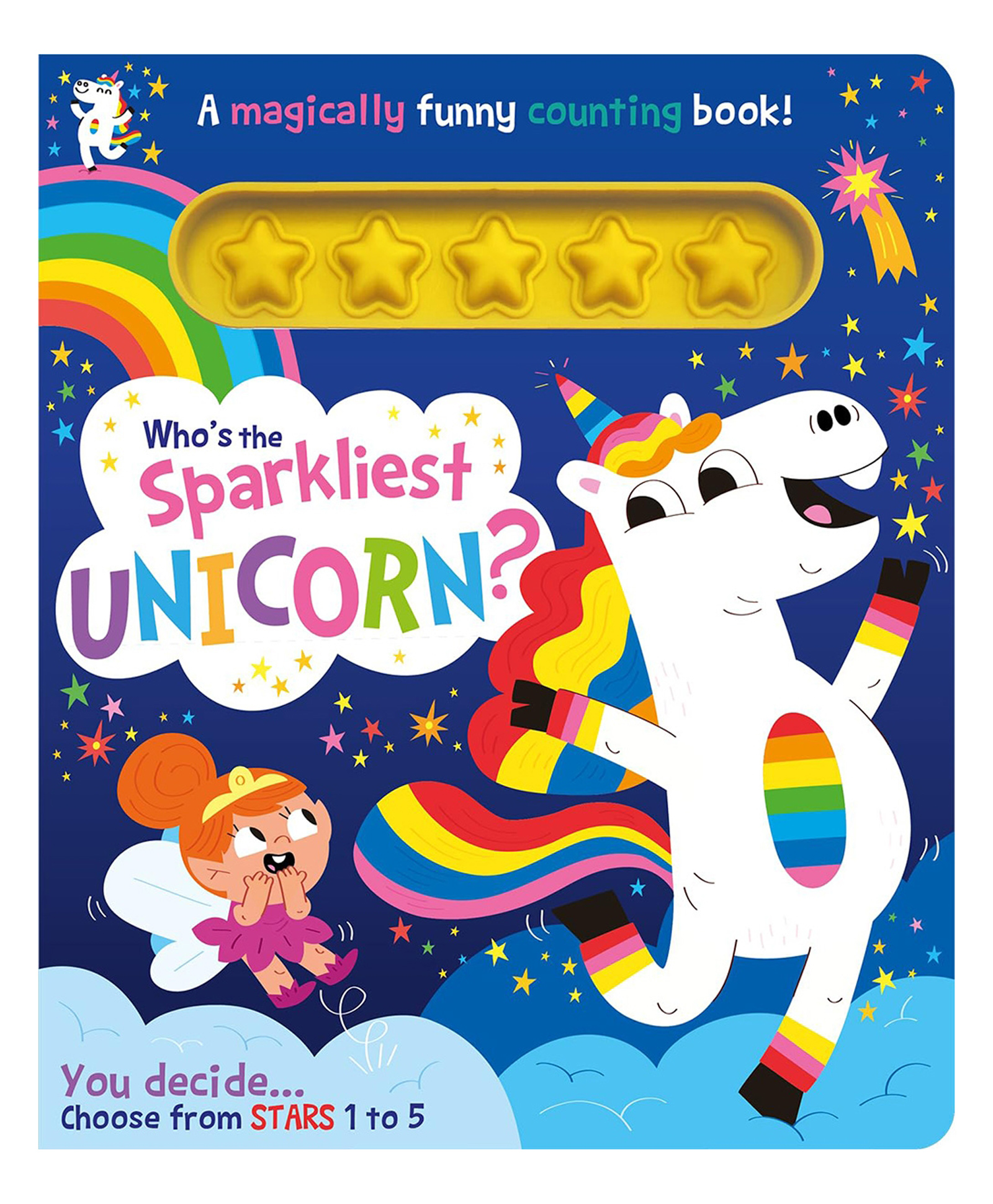 Push Pop Bubble Book Who's the Sparkliest Unicorn Interactive Unicorn Sensory Popping Story Book for Kids, Ages-3 To 6 Years-image-2