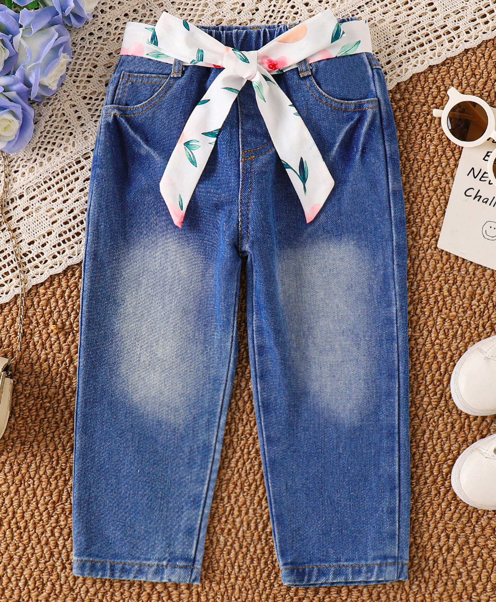 Mark & Mia Cotton Full Sleeves Jeans - Blue-picture-23