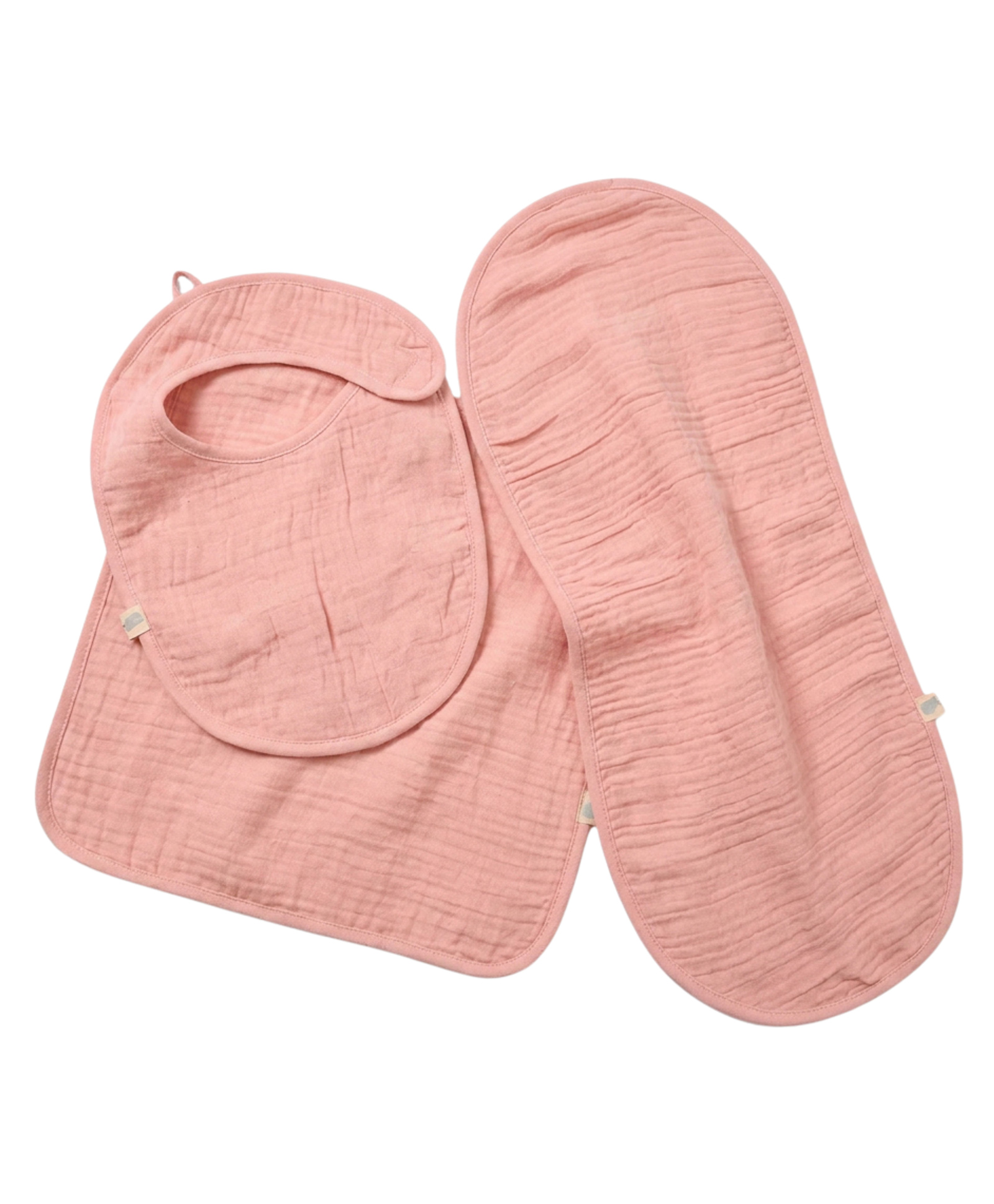 Tidy Sleep Newborn Essentials,Bib, Burp Cloth,and Face Napkin,100% Cotton gauze Fabric-image-18
