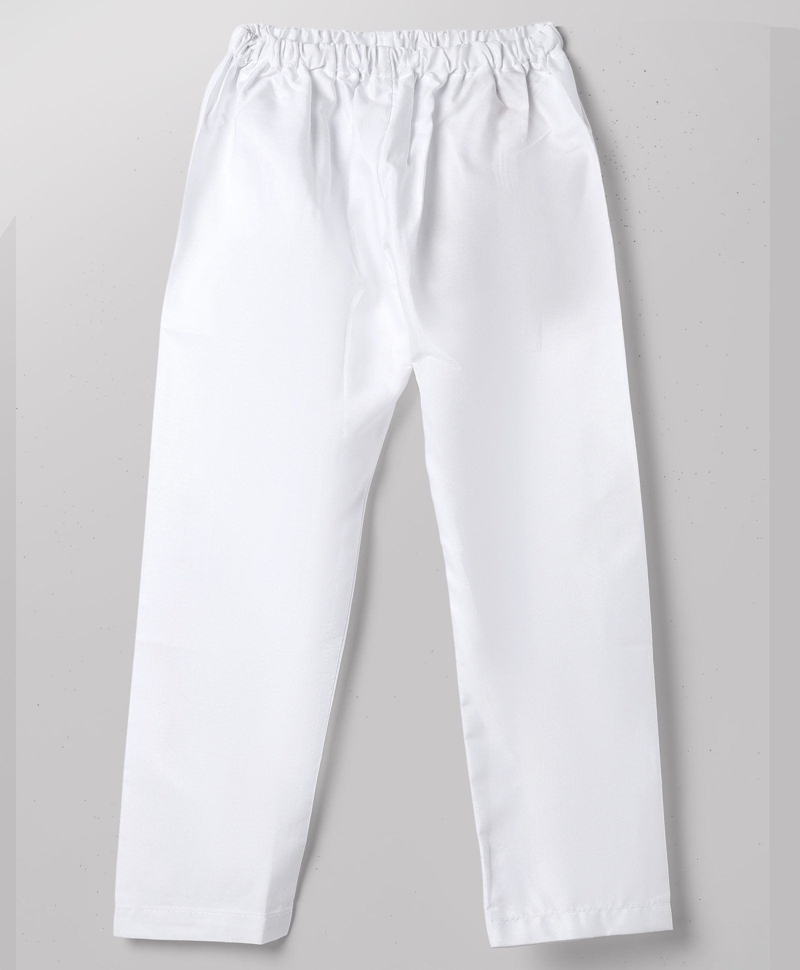 KID1 Woven Solid Color Pajama - White-picture-17