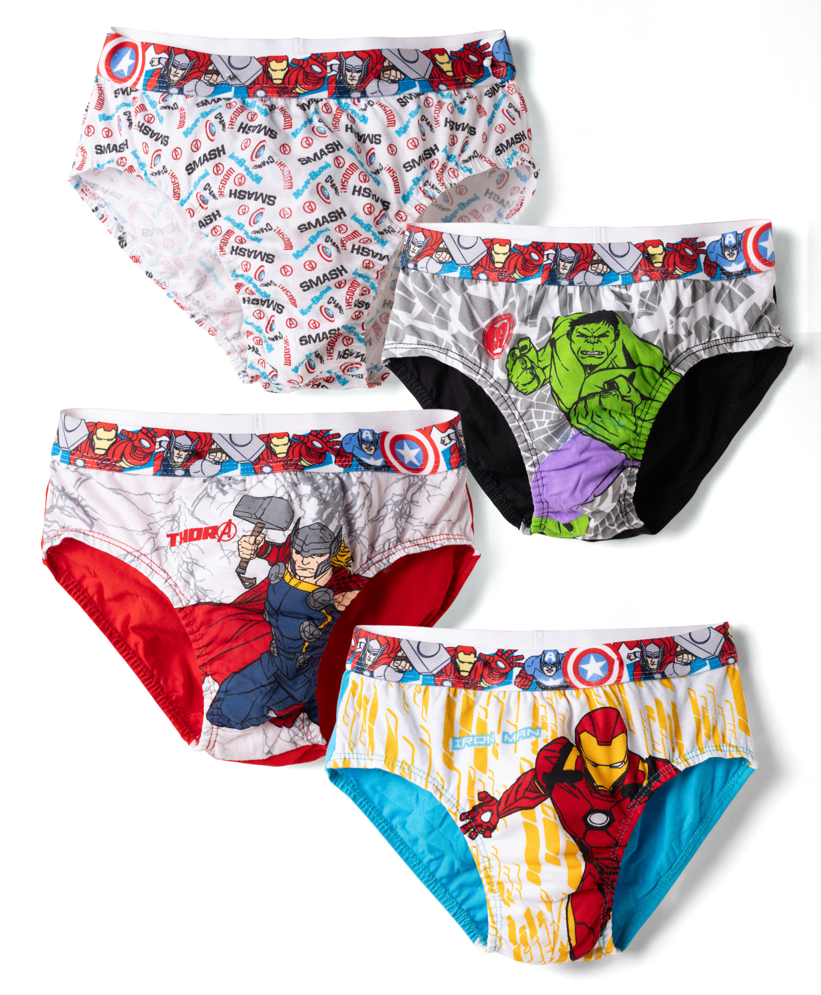 Marvel by Bodycare Briefs and Boxers Male Assorted MARVEL-AVENGERS (Pack Of 4) 70 (7-8Y)-image-5