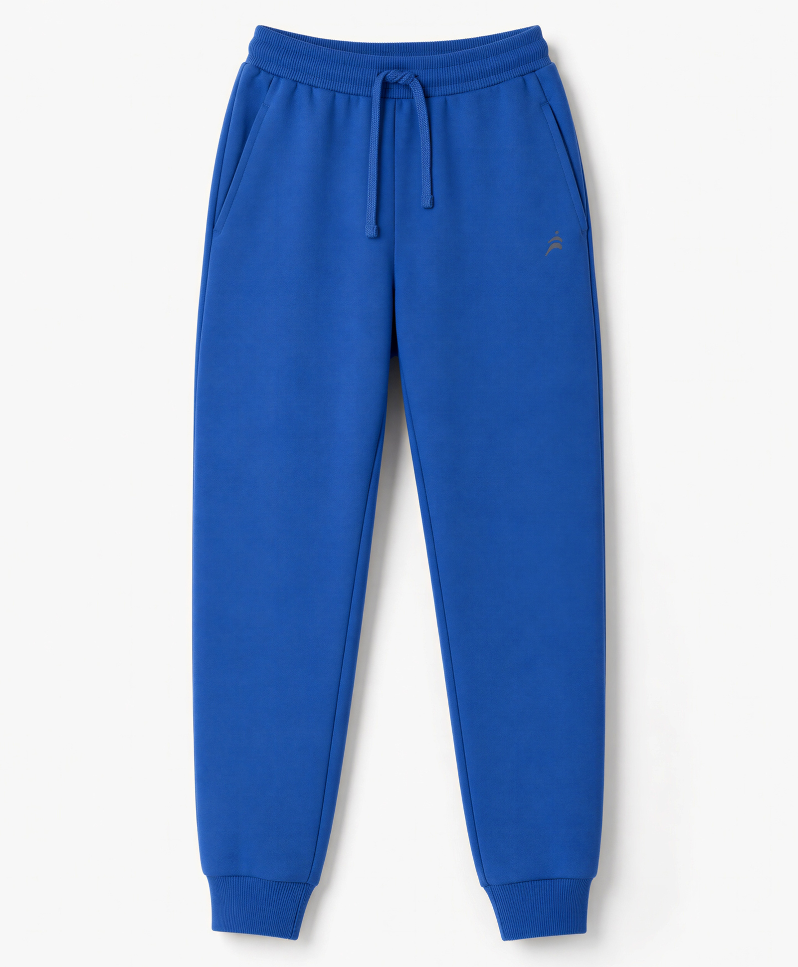 Pine Active Cotton Knit Full Length Solid Coloured Track Pant - Royal Blue-picture-25