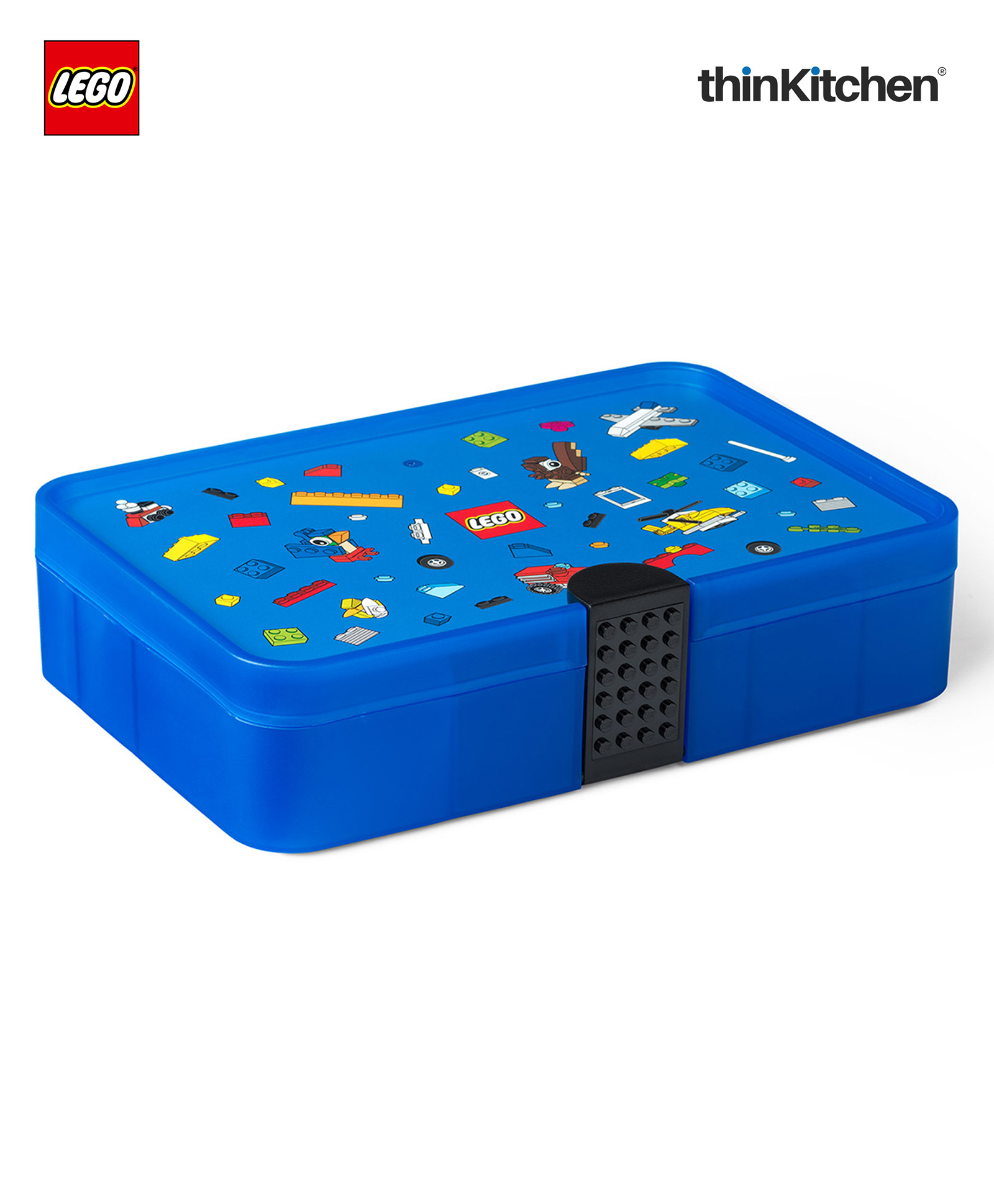 LEGO Iconic Series Sorting Box - Organizing Minifigures, Vehicles, & Elements - Safe Plastic Material, Portable, Customizable, Toy Storage, Multipurpose Organizer-image-8