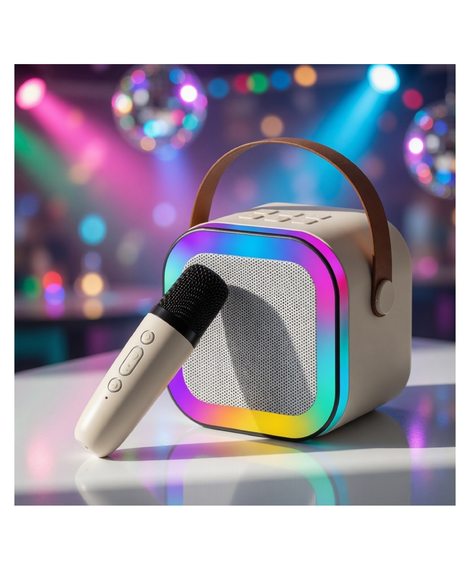 NHR Rechargeable Wireless Karaoke Bluetooth Speaker with Mic set for boys and Girls-picture-28