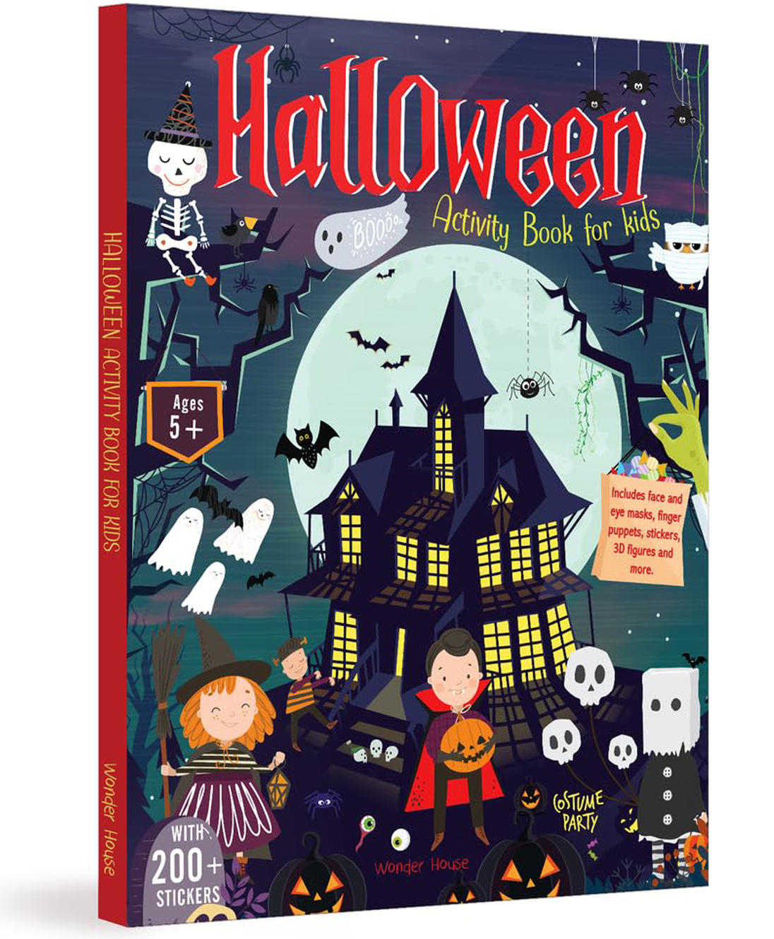 wonder house books Halloween Activity Book For Kids ,Big Activity Book, Pack of-1-English-picture-12