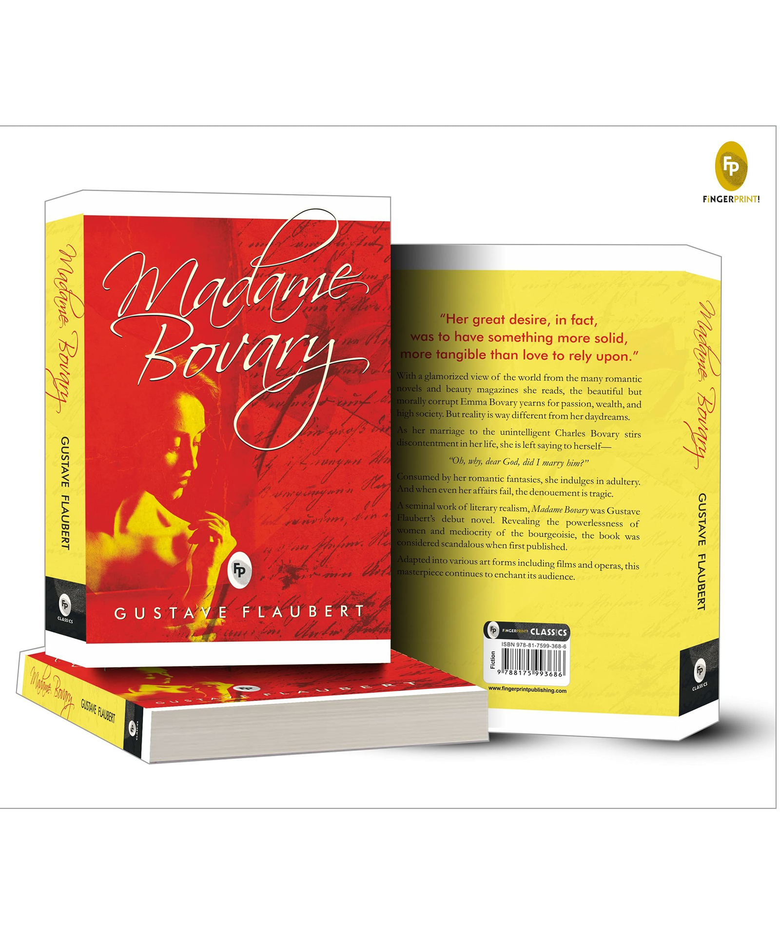 fingerprint Madame Bovary, Fiction, Pack of-1-English-picture-15