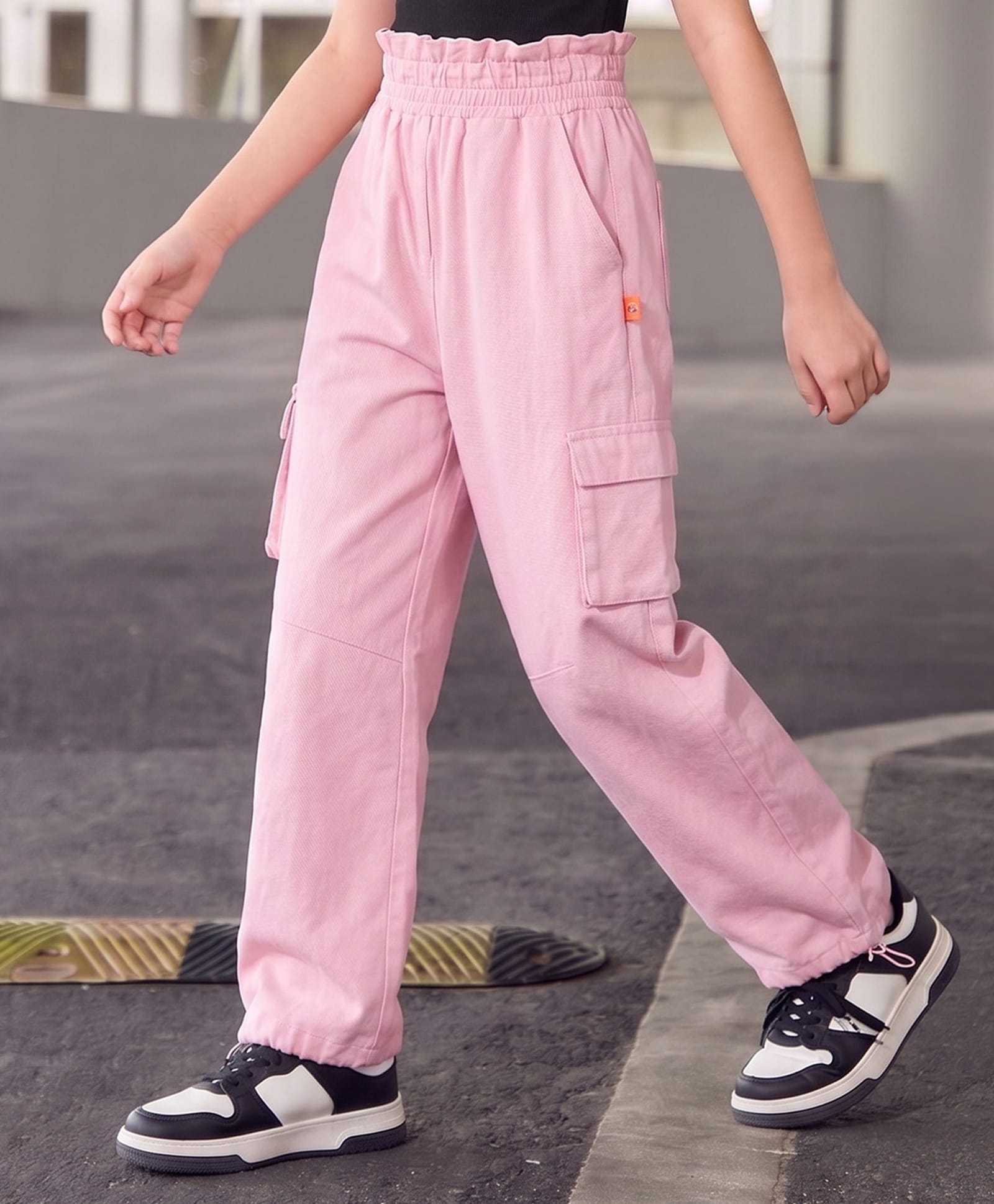 PURPLE UNITED KIDS Cotton Woven Solid Cargo Style Pajamas - Pink-picture-24
