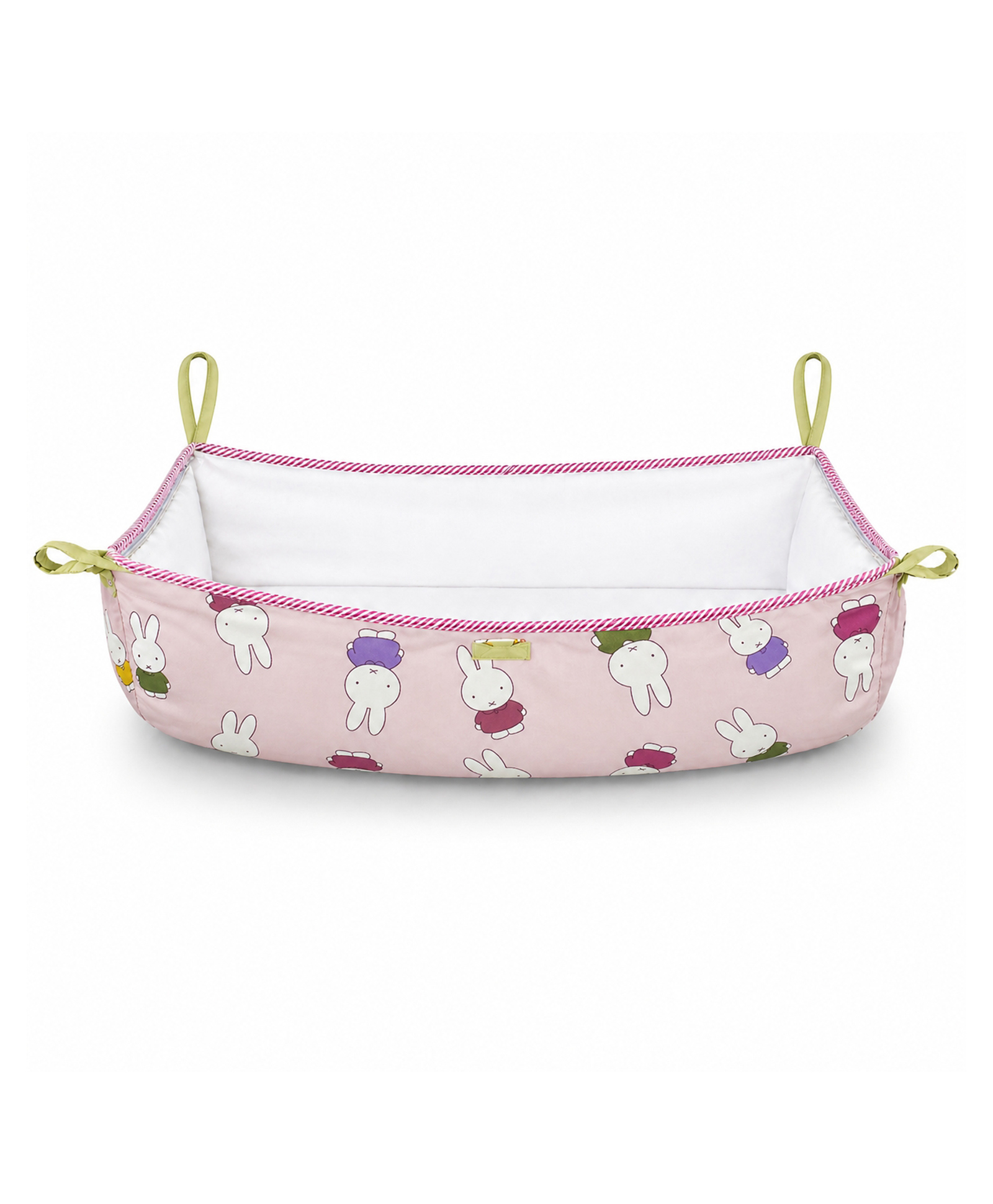 Baby Corp Traditional Cotton Baby Hammock Rabbit Print Cradle Cloth with Astar Double Layer Support , Hammock for Ghodiyu/Jhula/Palna , Zoli for Cradle Stand Use (Pink)-image-21