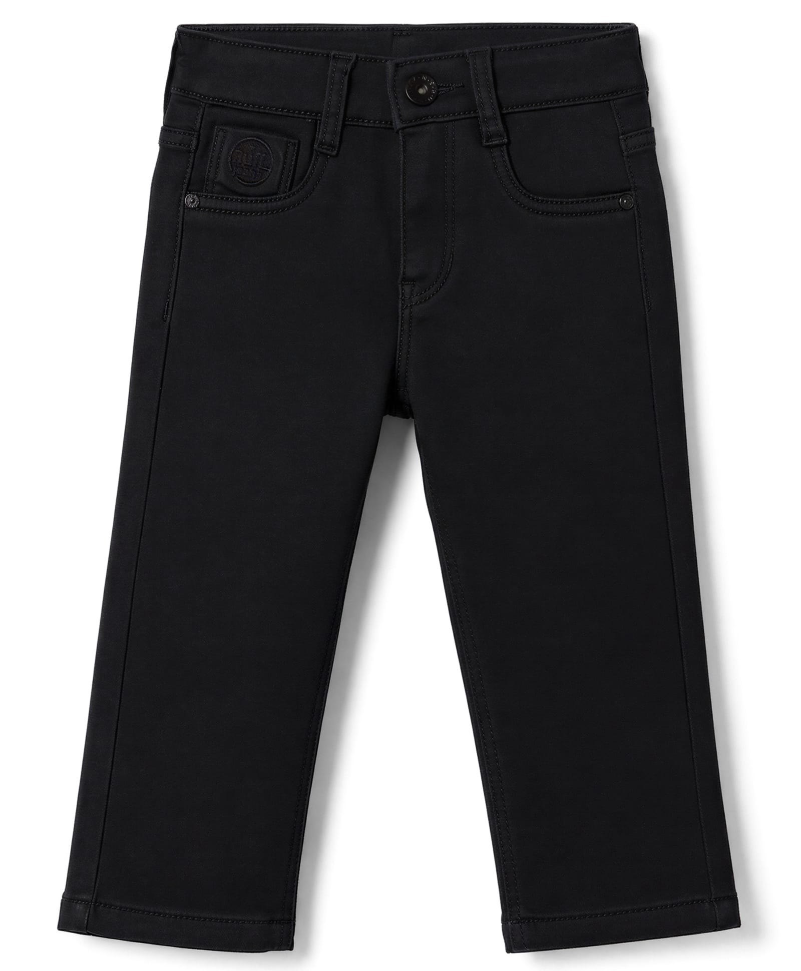 Ruff Denim Woven Full Length Solid Jeans - Black-picture-21