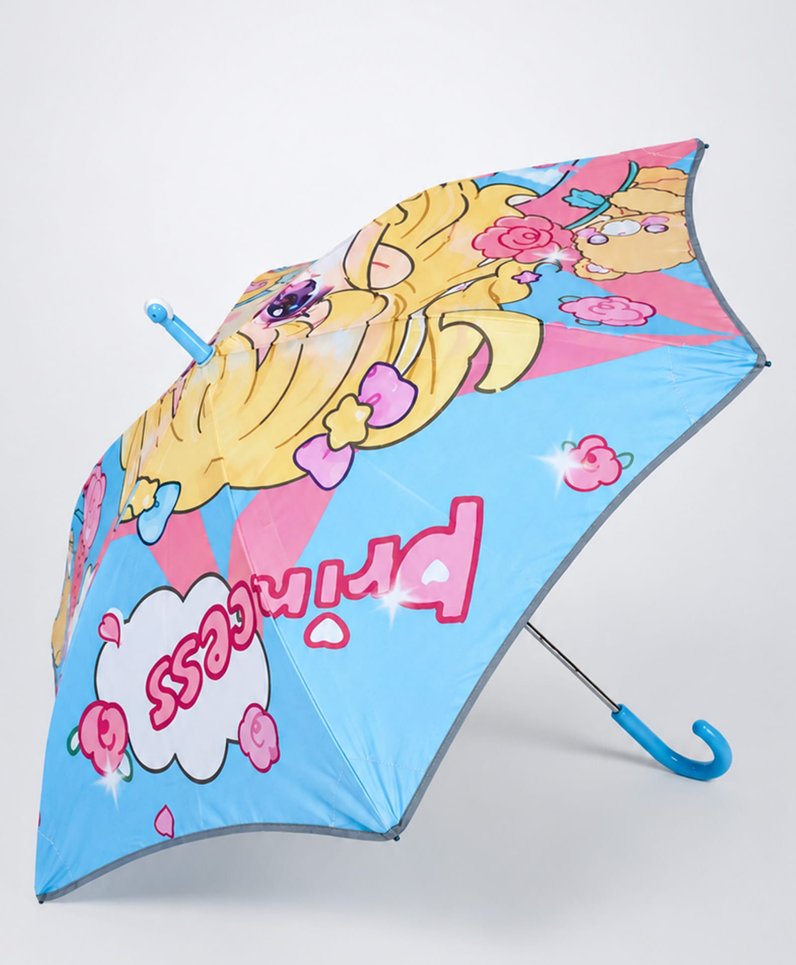 Little Surprise Box Anime Girl Style Printed Umbrella - Blue-picture-18