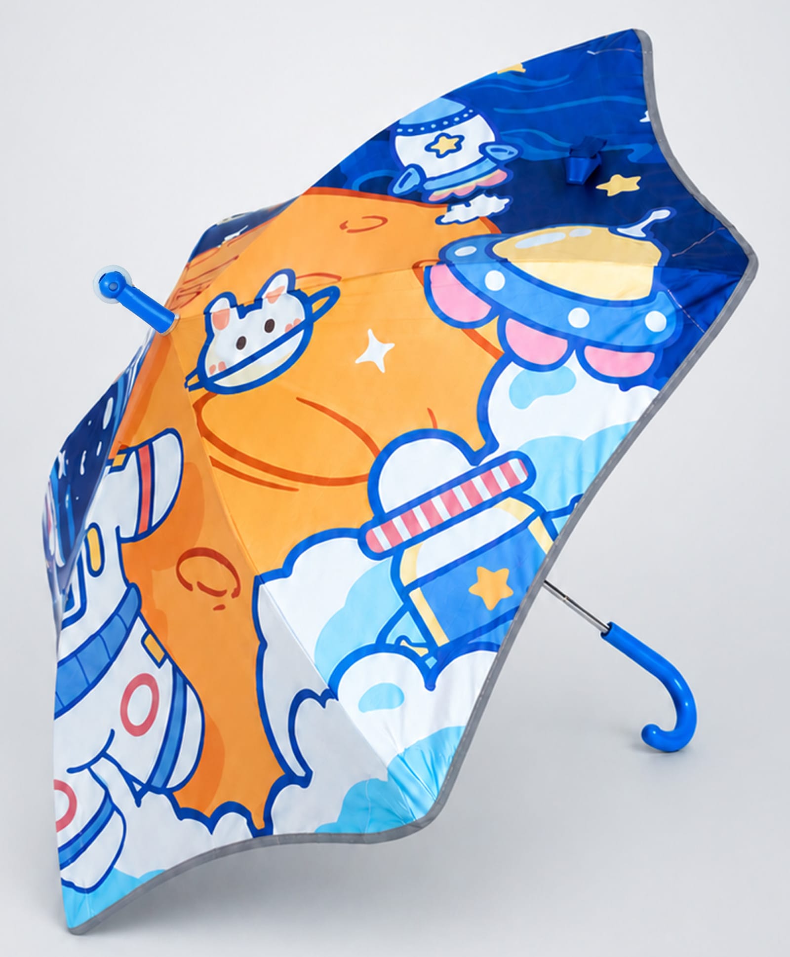 Little Surprise Box Space Theme Printed Umbrella - Navy Blue-picture-22