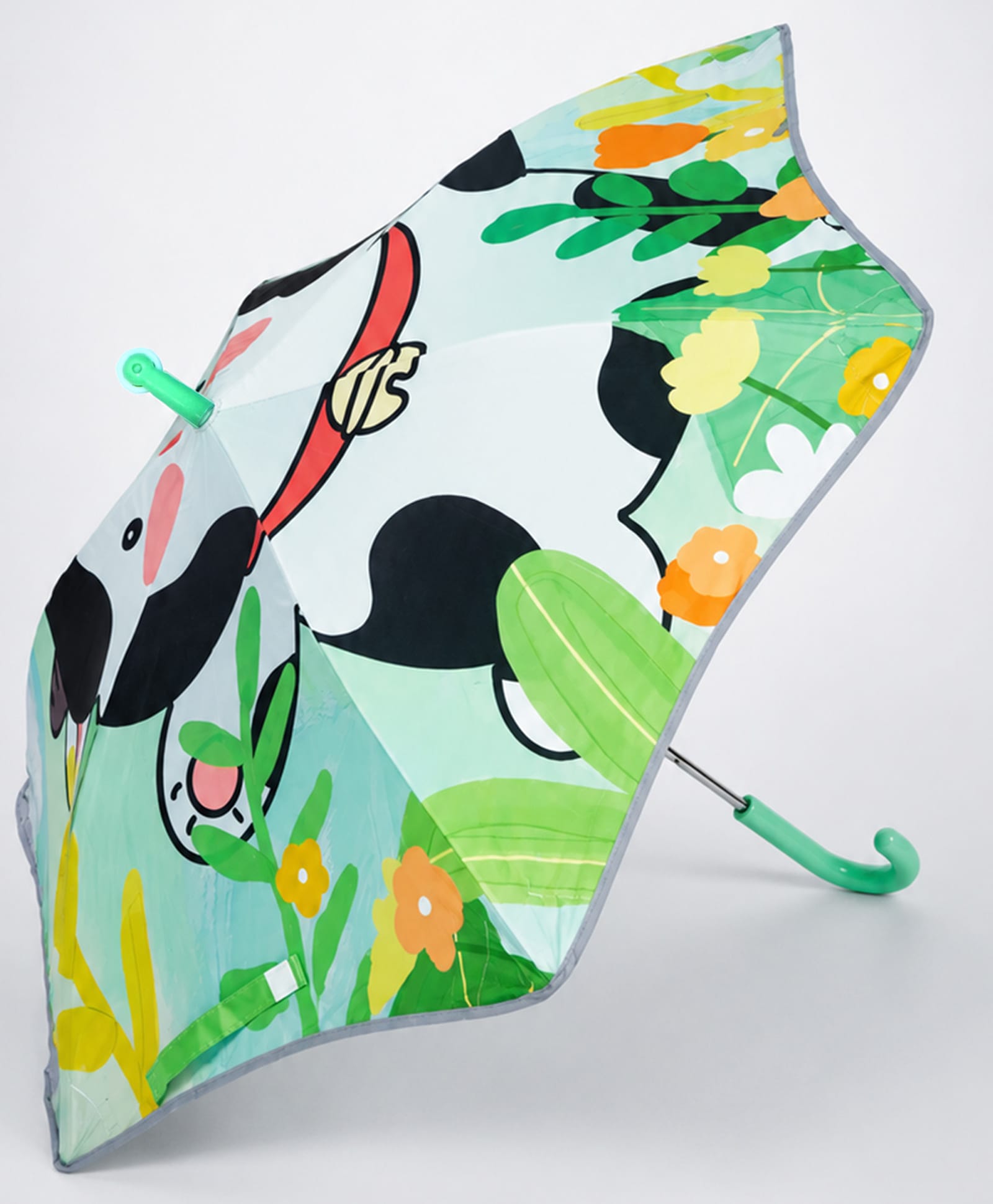 Little Surprise Box Cow Printed Umbrella - White-image-33
