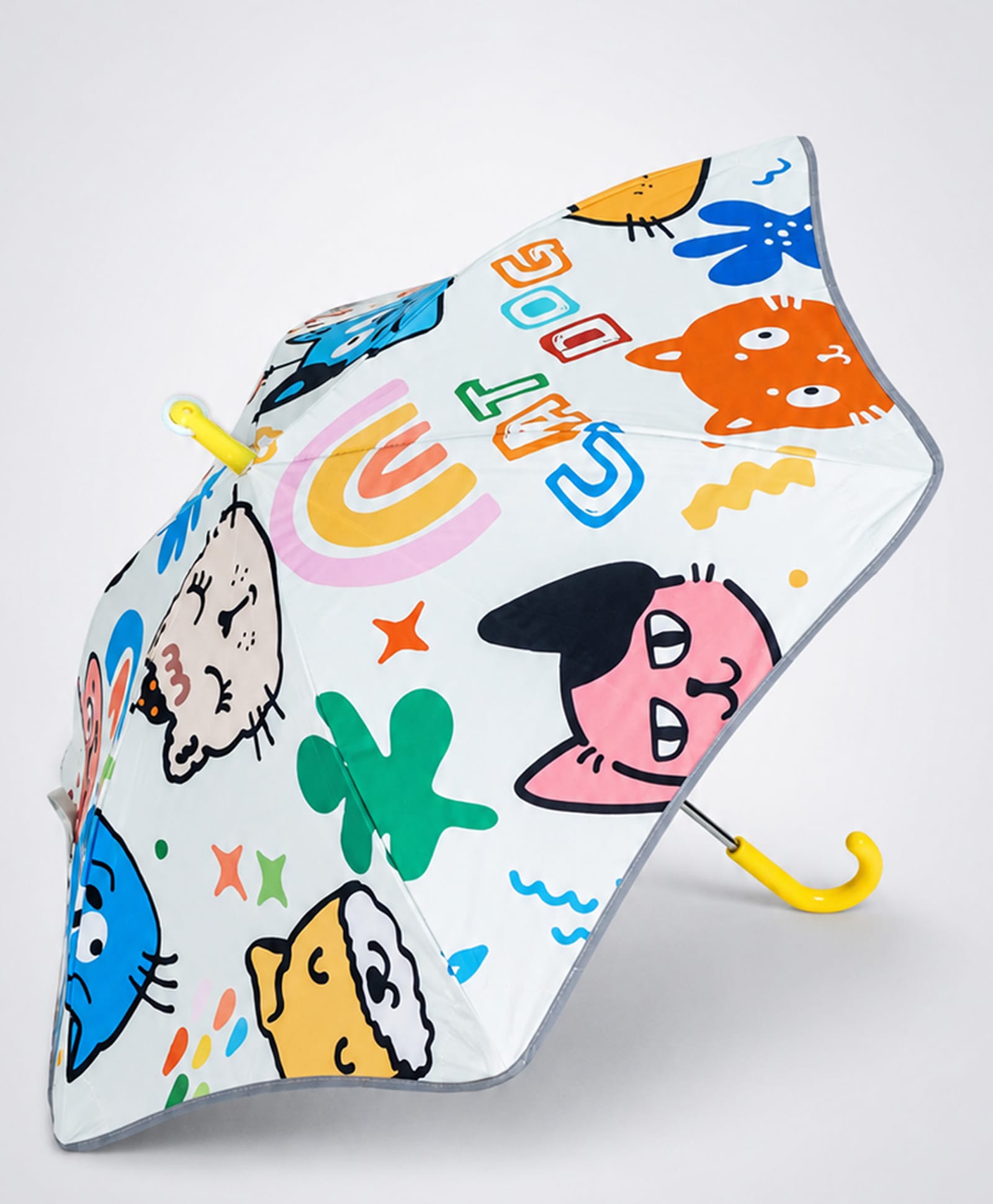 Little Surprise Box Pets Printed Umbrella - Cream-picture-12