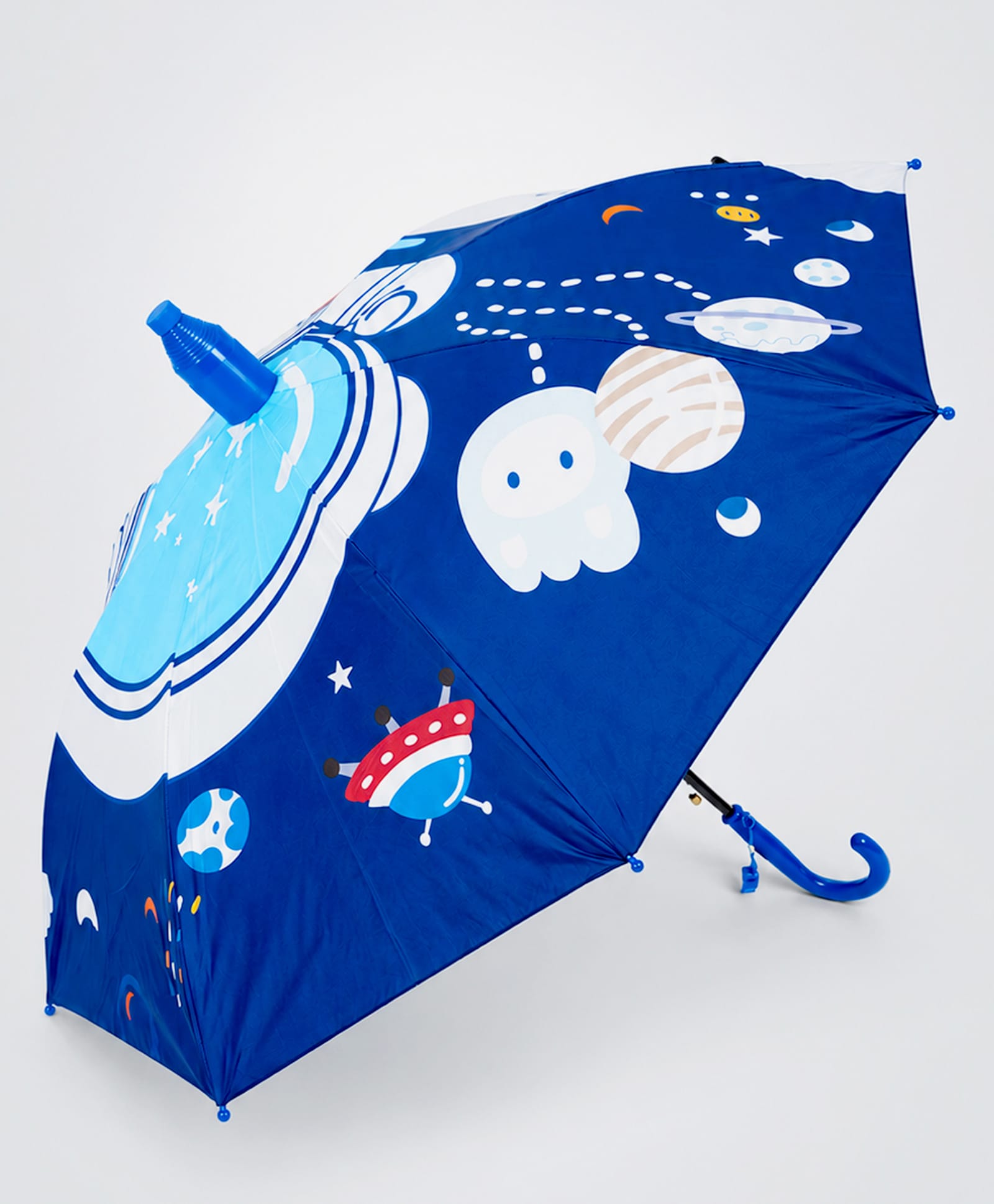Little Surprise Box Space Theme Printed Shutter Style Cover Umbrella - Blue-image-49