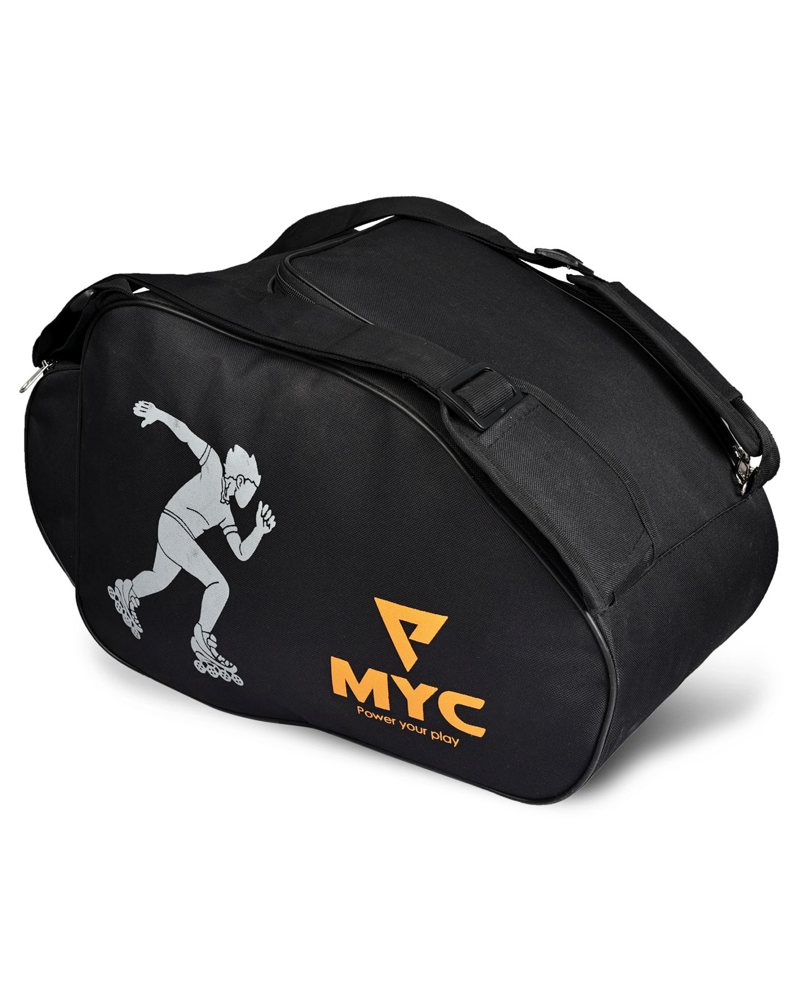 MYC Nylon Roller Skates,Inline Skates,Quad Skating Bag and Side pocket ( Black )-image-41