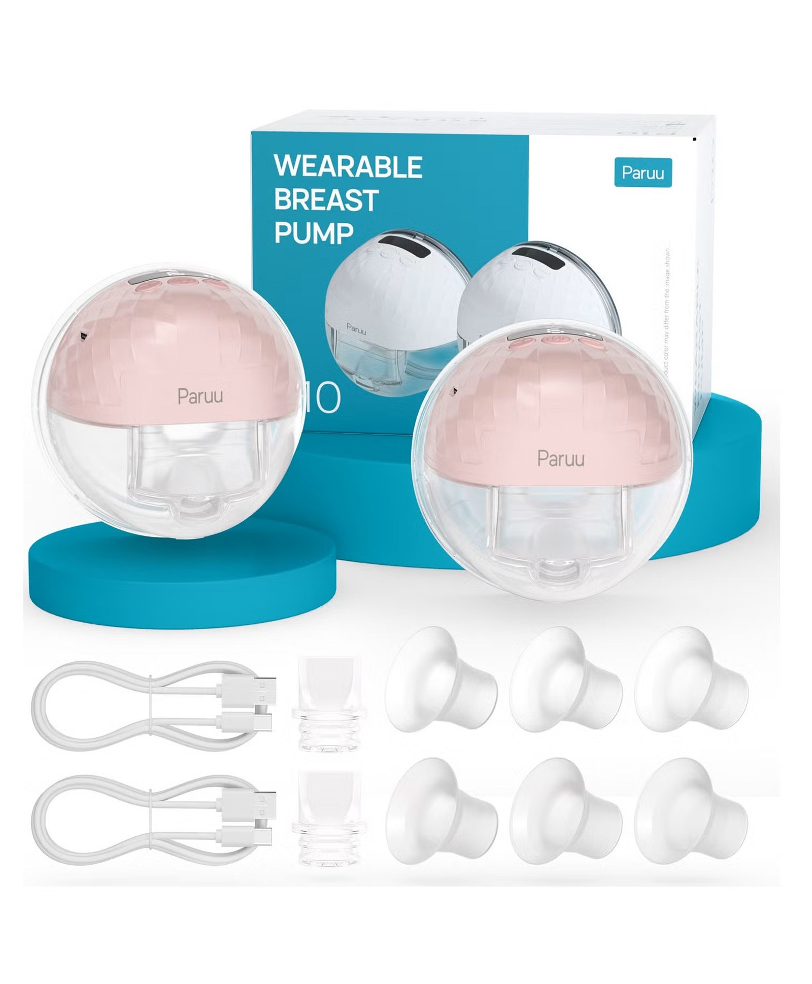 Paruu Breast Pump Paruu P10 Double Pink-image-13