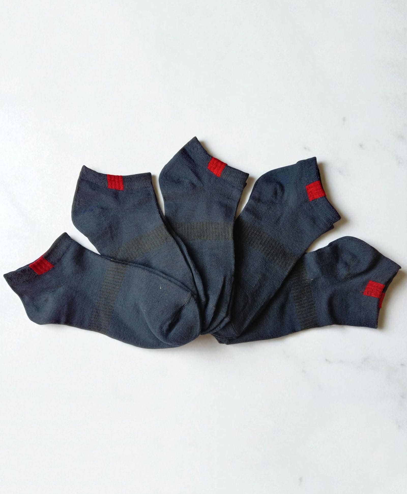 NEOBABY Cotton Blend Pack Of 5 Solid Socks - Blue-picture-11