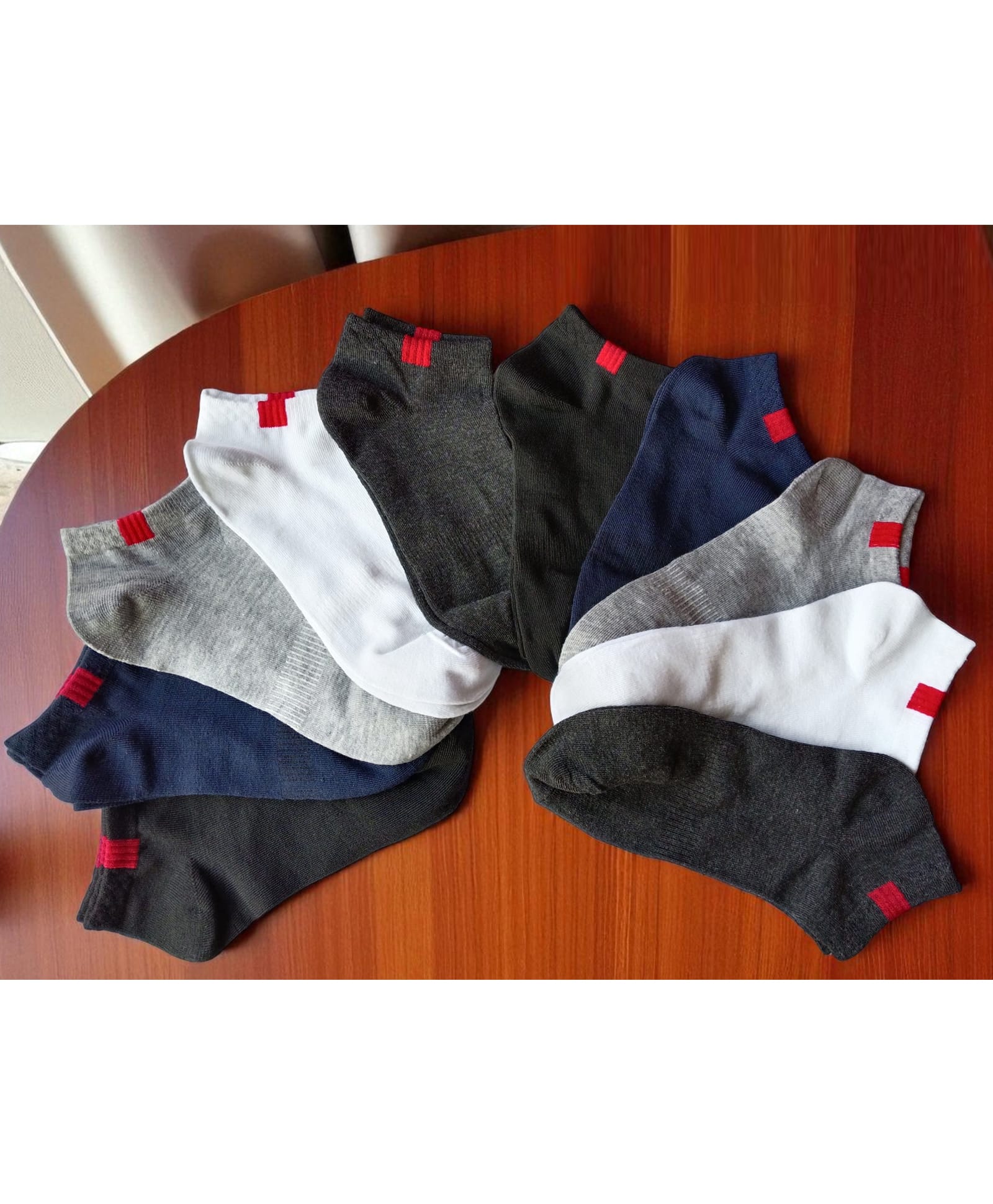 NEOBABY Cotton Blend Pack Of 10 Solid Socks - Multi Colour-picture-15
