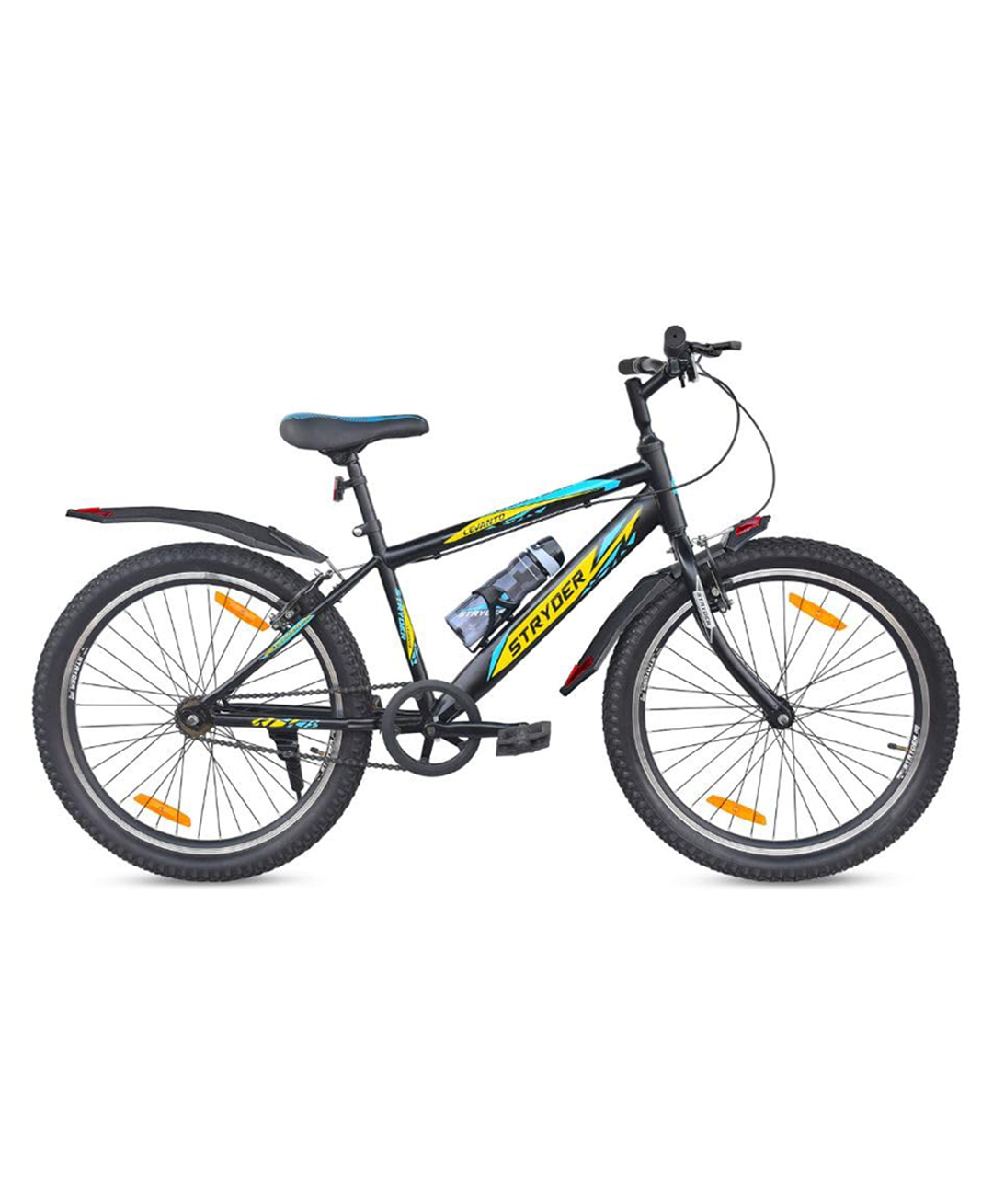 Stryder 24T Levanto Rigid Fork Alloy Cycle Age 8 to 14 Years Height 127 cm to 157 cm Kids Boys & Girls - Matte Black-picture-12
