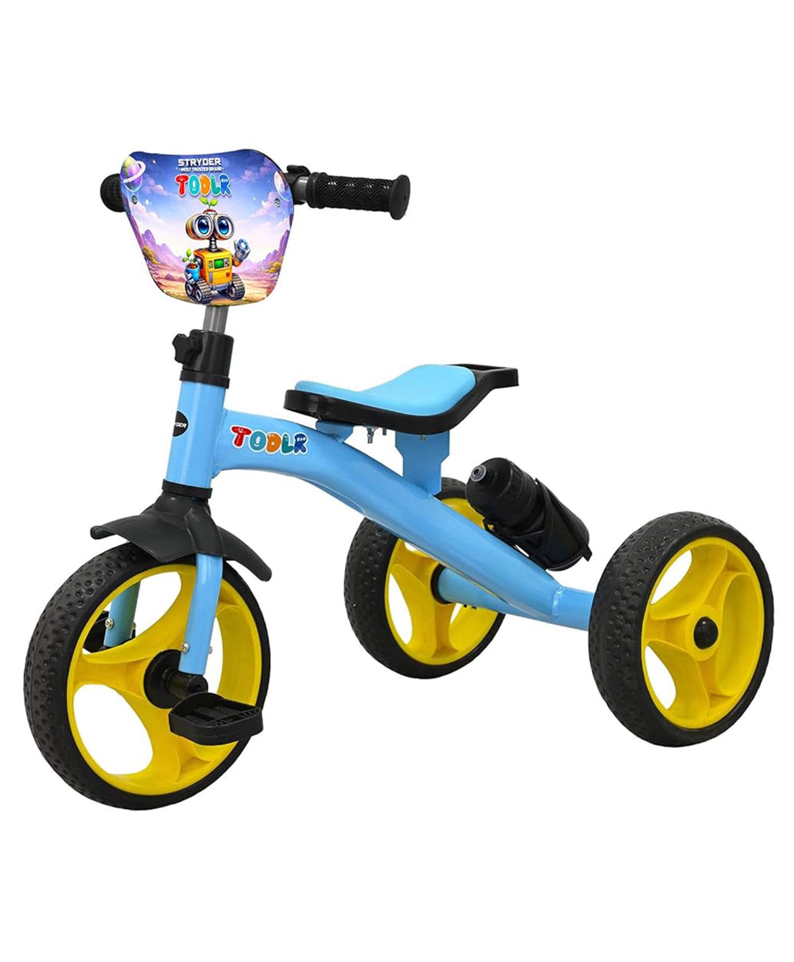 Stryder TODLR Wheely Kids Tricycle for kid Baby Trike Age 2 to 6 Years Years Steel Frame - Blue-image-26