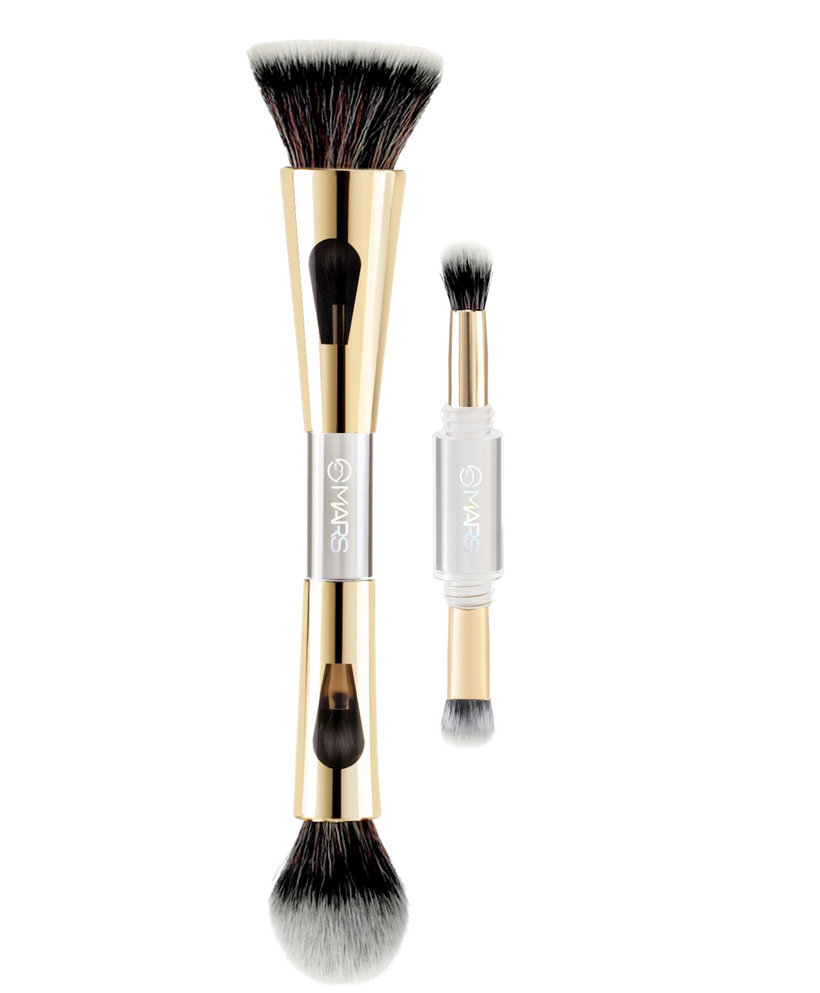 MARS 4In1 Foundation Eyeshadow Blending And Flat Brush Set (Pack of 1)-image-2