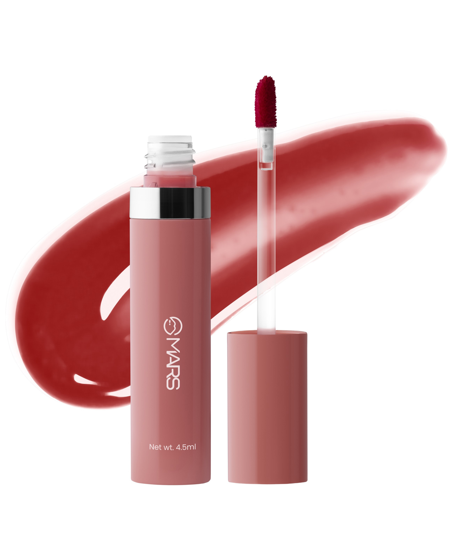 MARS 4.5 ml Drip Lip Mist for Women Gloss Finish Lip Tint with Long-Lasting - 05 Cranberry Drip-image-49