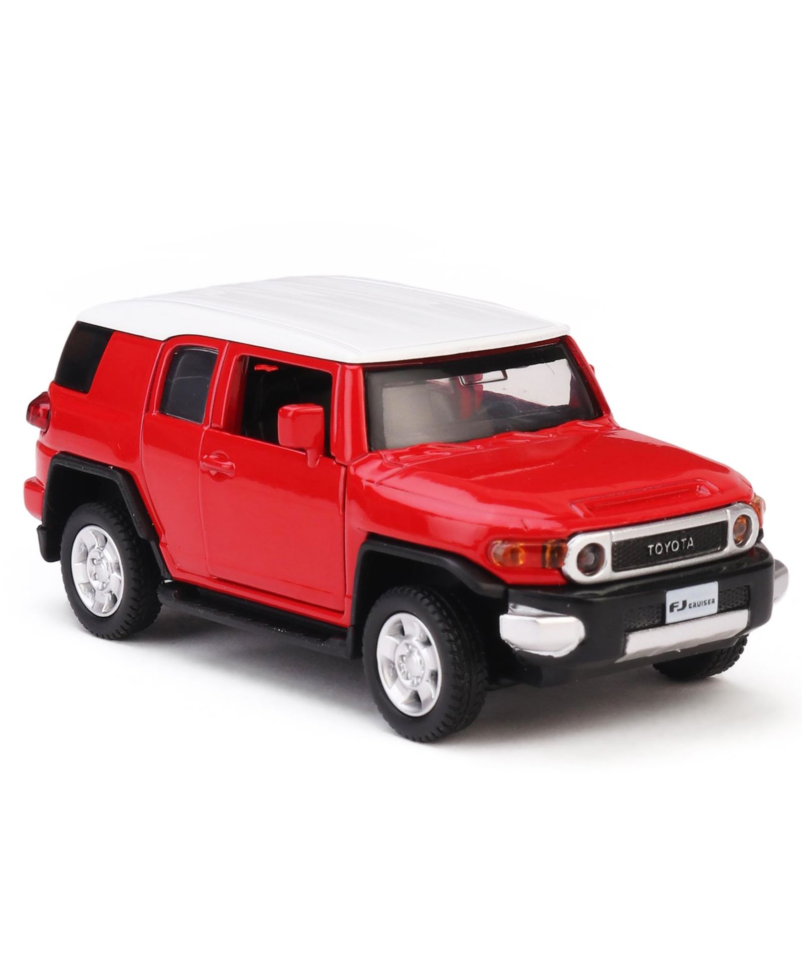 Innovador Die Cast Pull Back Action Toyota Fj Cruiser Toy Car Jeep
