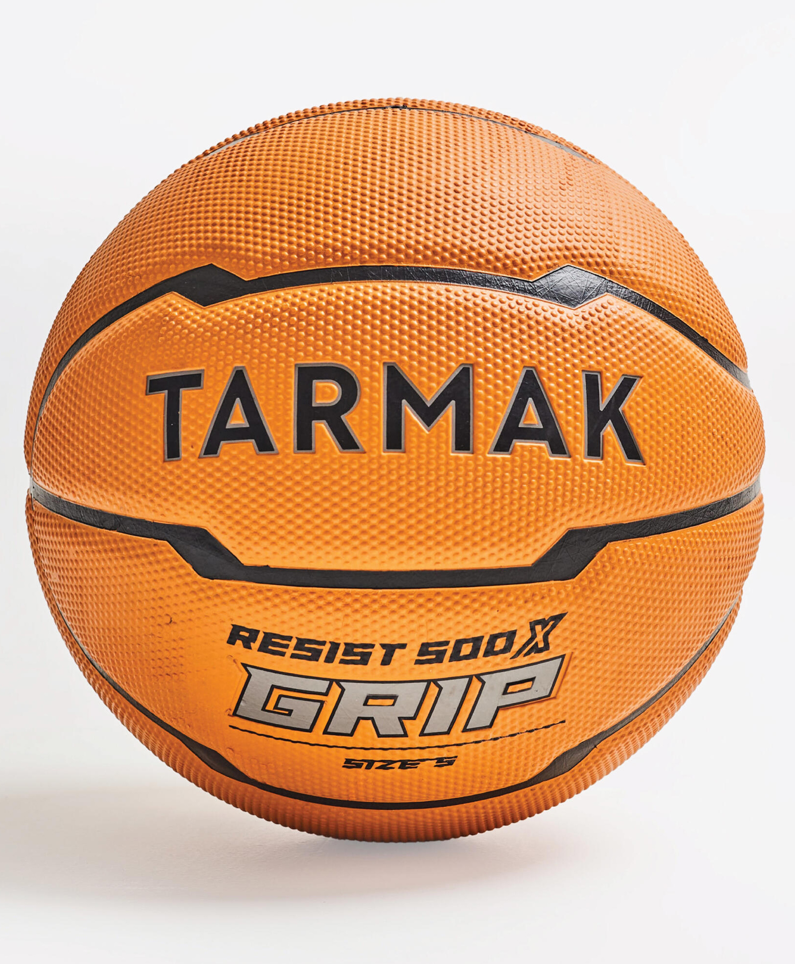 DECATHLON - Tarmak Resist 500 Grip Rubber Basketball Printed - Orange-image-37